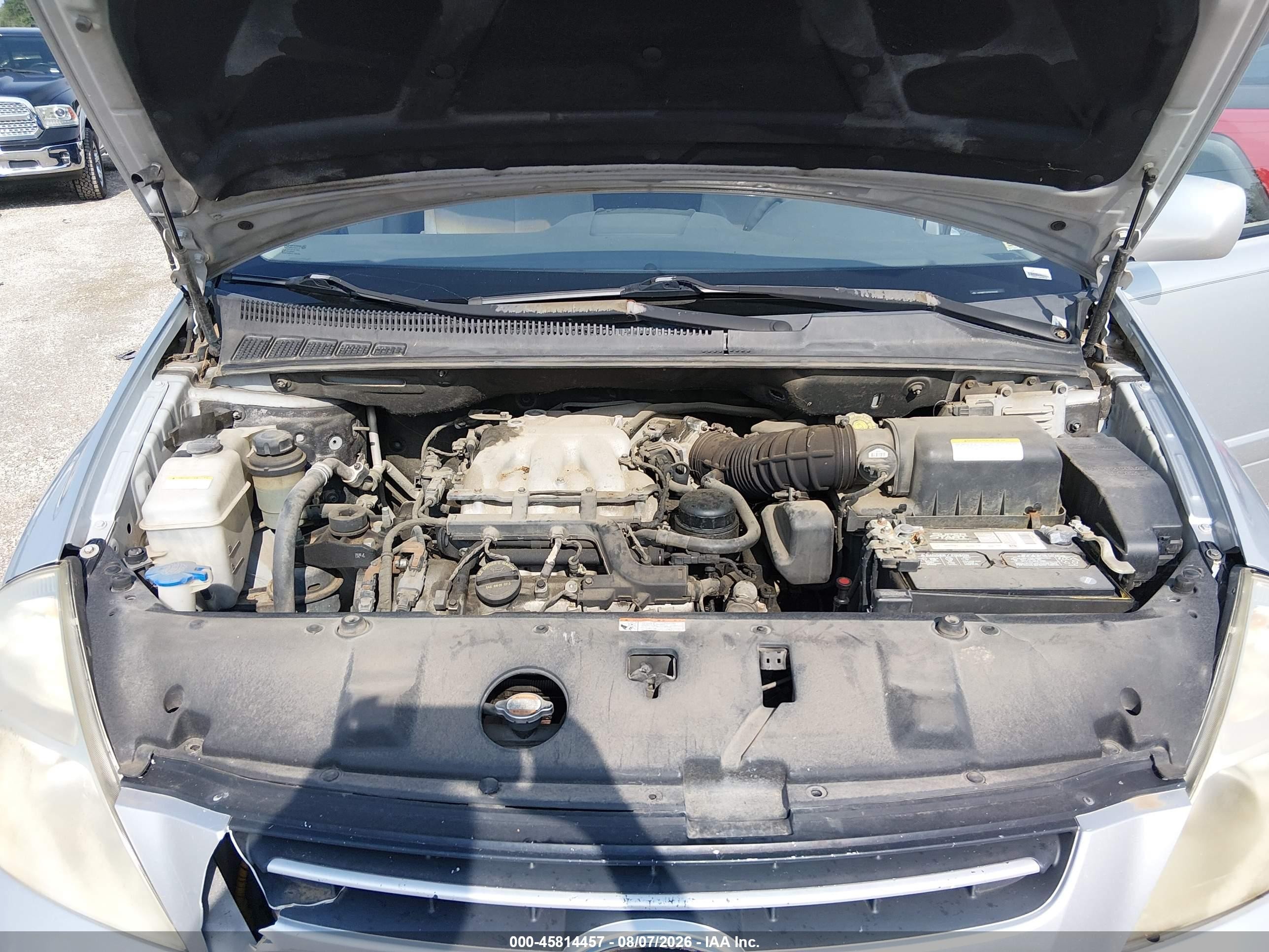 2007 Kia Sedona Lx Silver vin: KNDMB233976110906