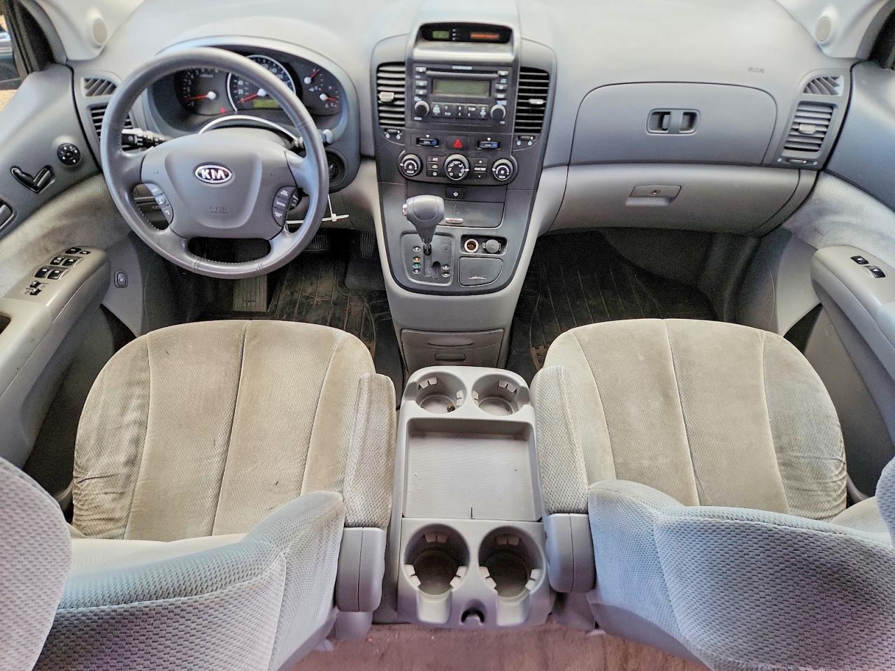 2007 Kia Sedona Base Black vin: KNDMB233976120755