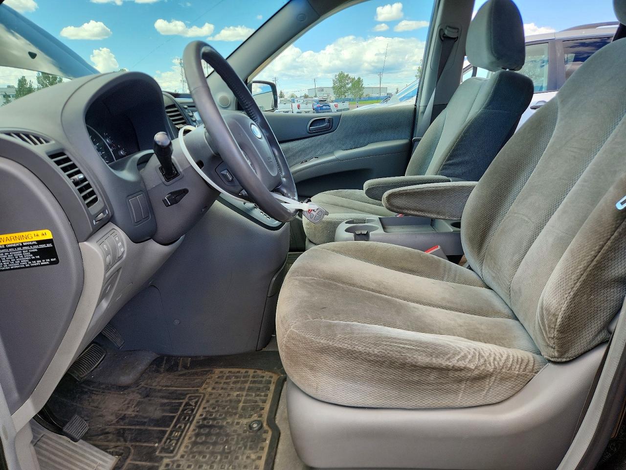 2007 Kia Sedona Base Black vin: KNDMB233976120755