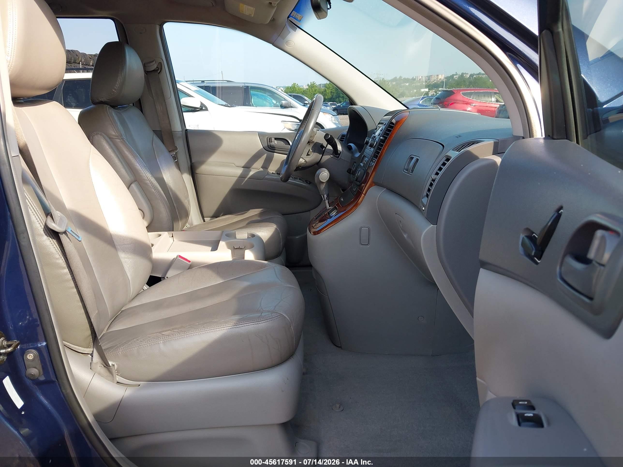 2007 Kia Sedona Ex Синий vin: KNDMB233976151603