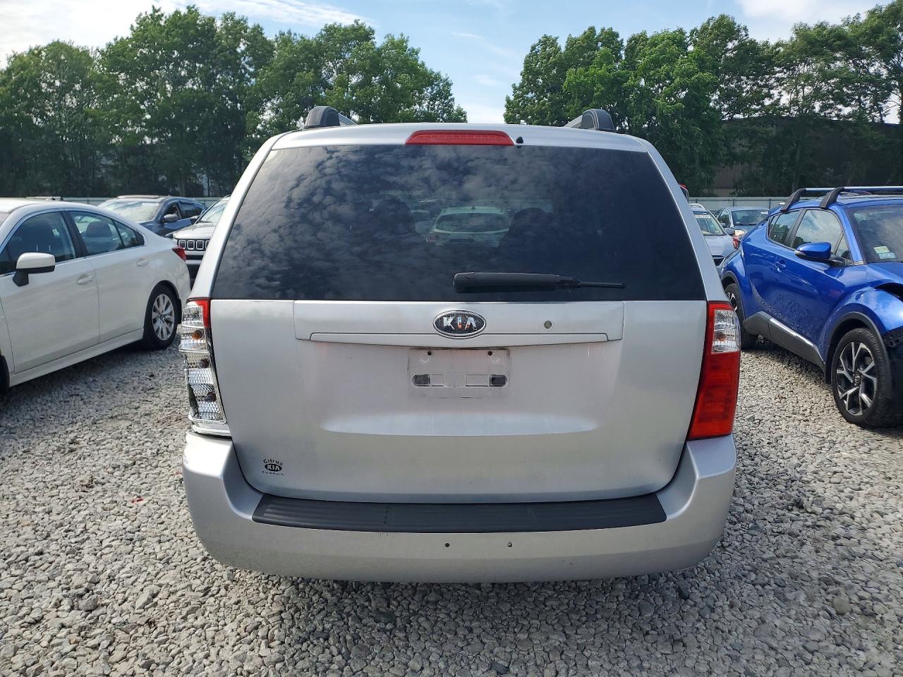 2008 Kia Sedona Lx Silver vin: KNDMB233986193917