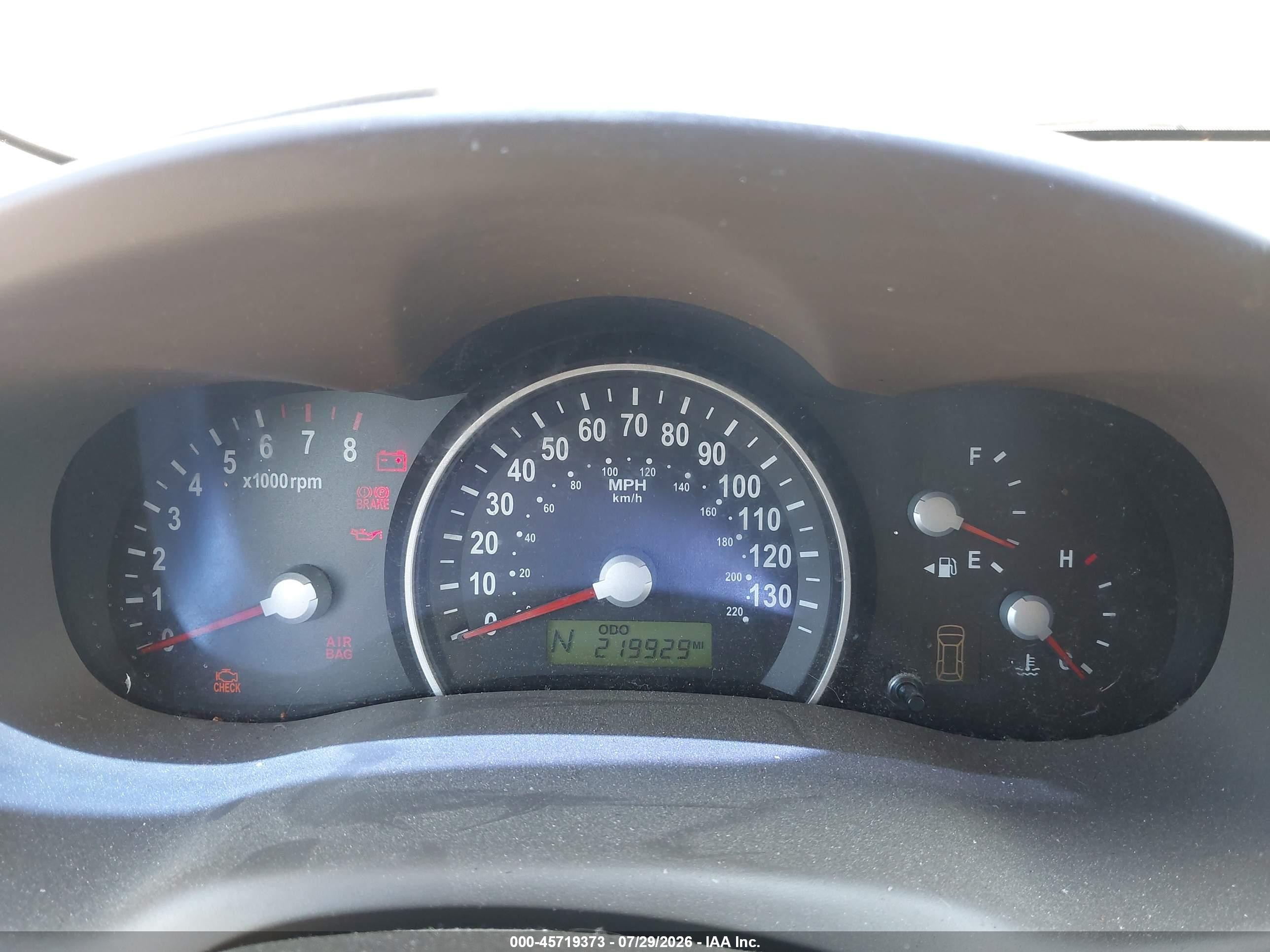 2008 Kia Sedona Lx Black vin: KNDMB233986194727