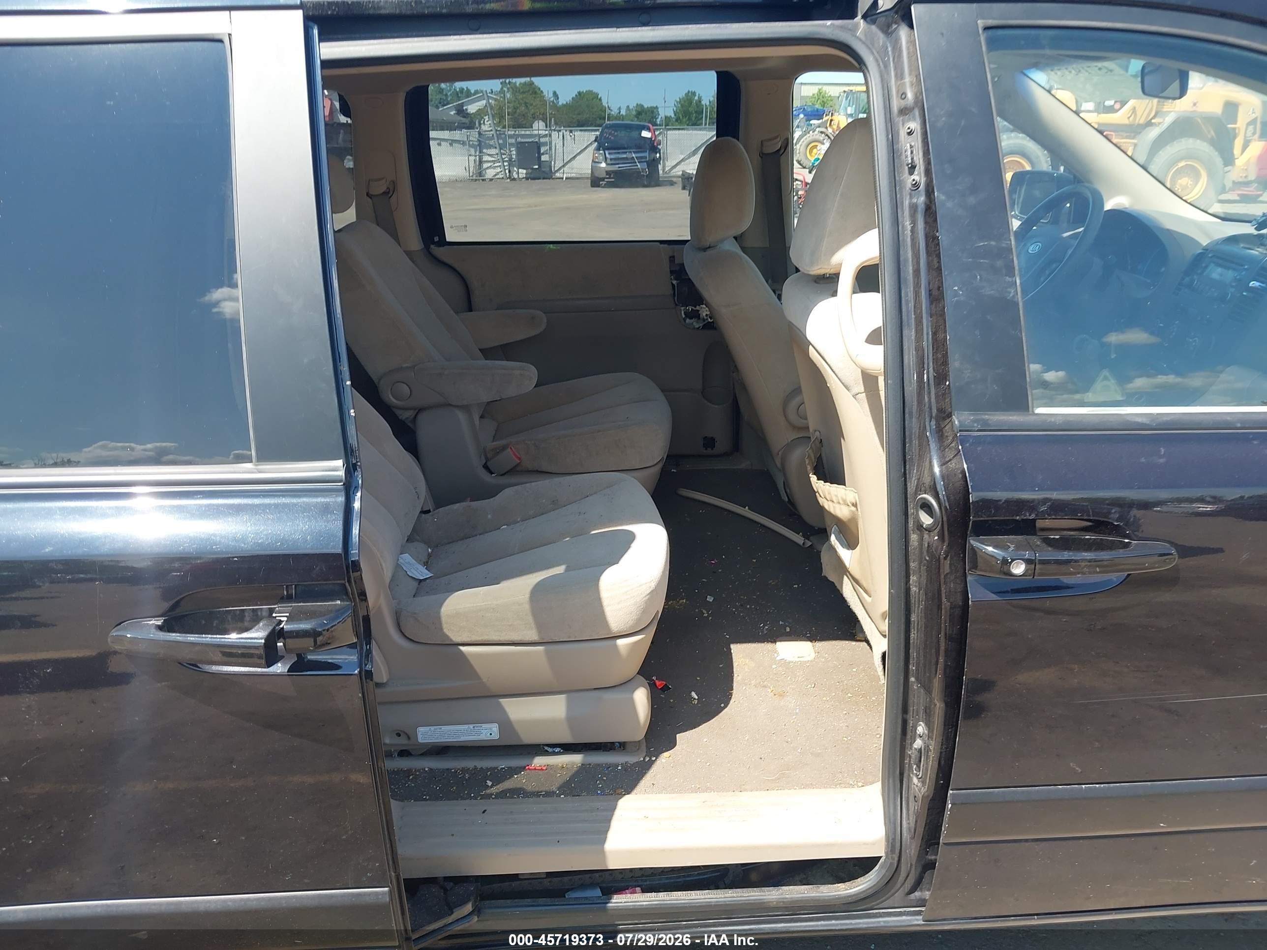 2008 Kia Sedona Lx Black vin: KNDMB233986194727