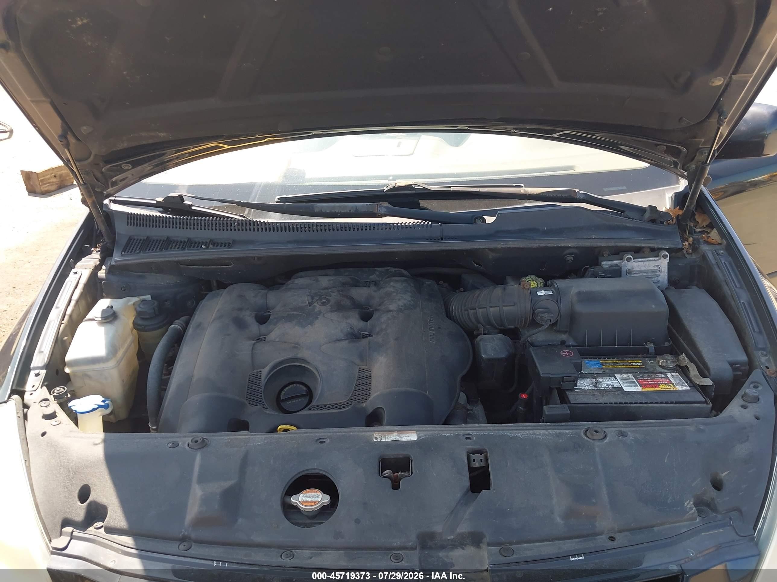 2008 Kia Sedona Lx Black vin: KNDMB233986194727