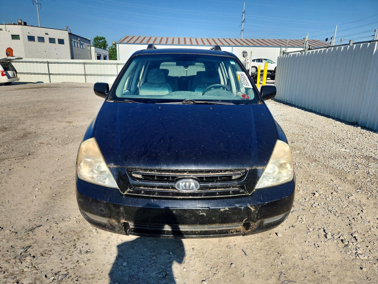 2008 Kia Sedona Lx Black vin: KNDMB233986222204