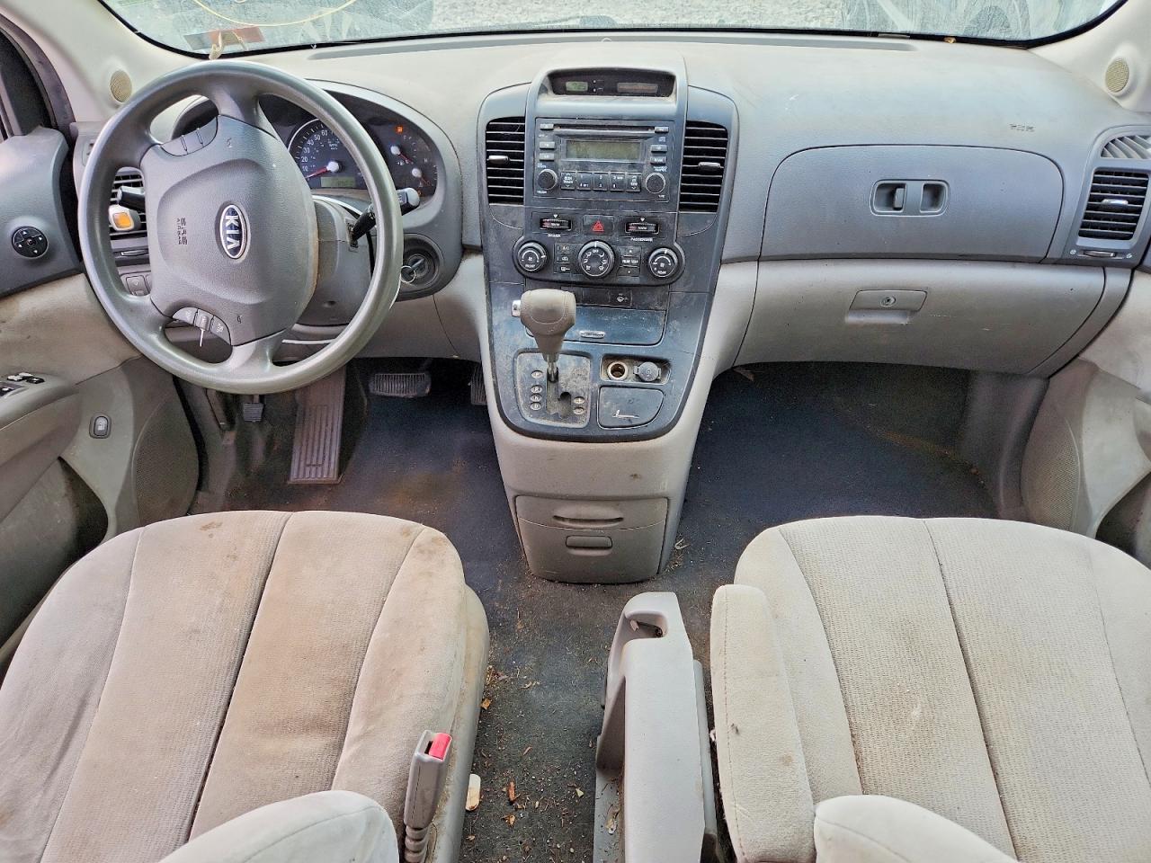 2008 Kia Sedona Lx Black vin: KNDMB233986222204
