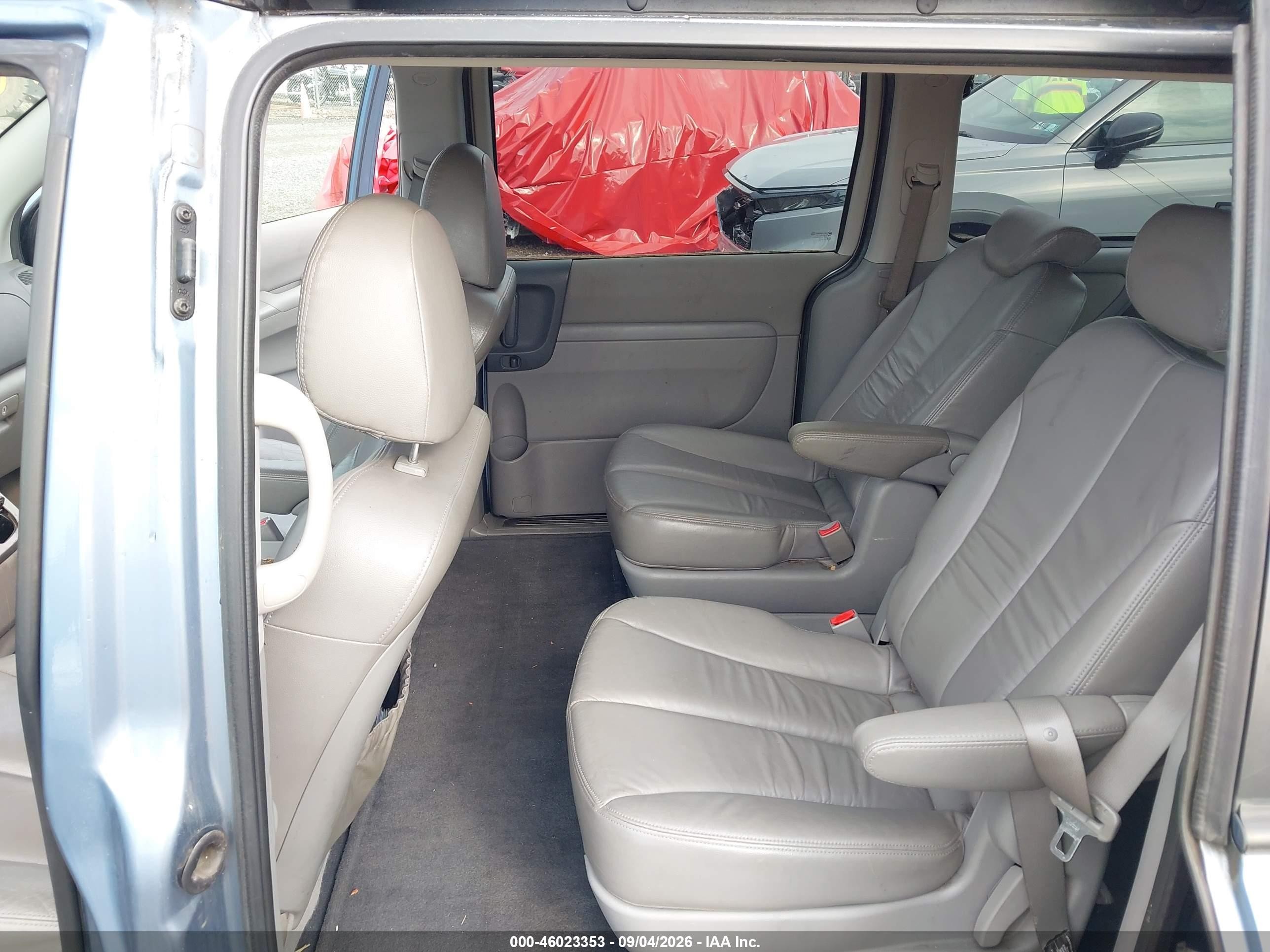 2008 Kia Sedona Ex Light Blue vin: KNDMB233986248950