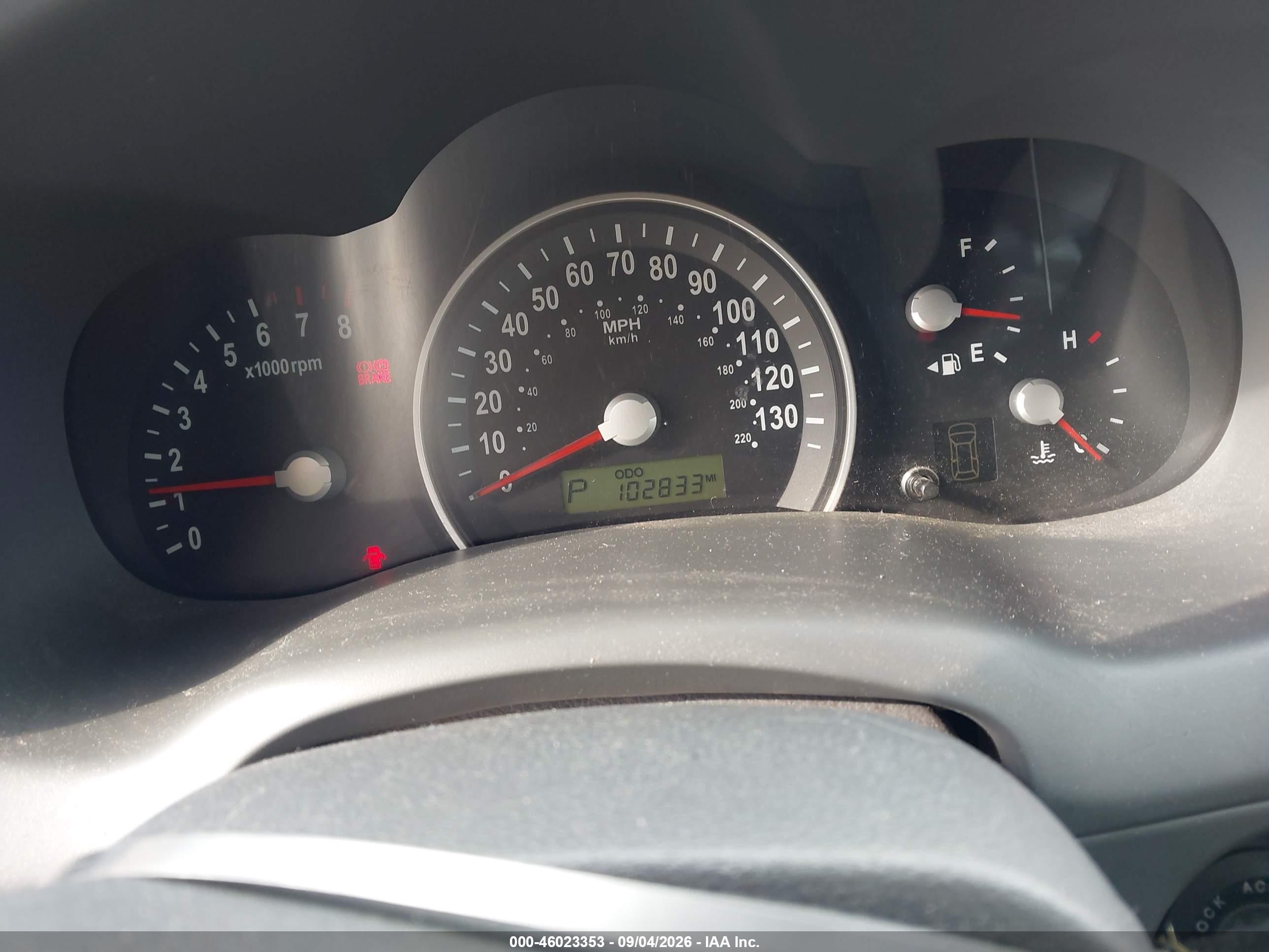 2008 Kia Sedona Ex Light Blue vin: KNDMB233986248950