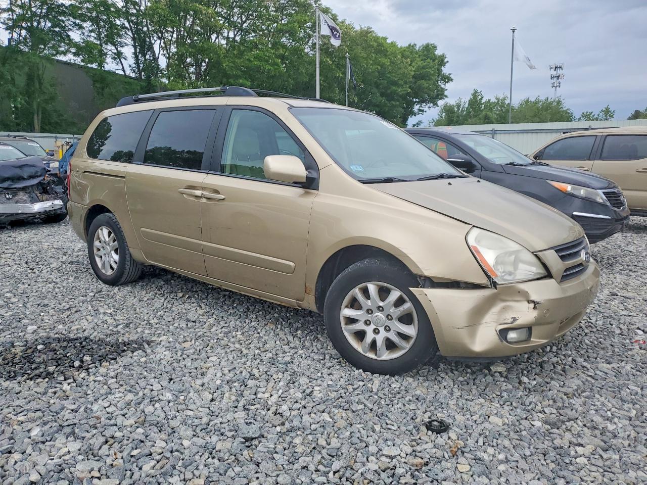 2006 Kia Sedona Lx Beige vin: KNDMB233X66029640