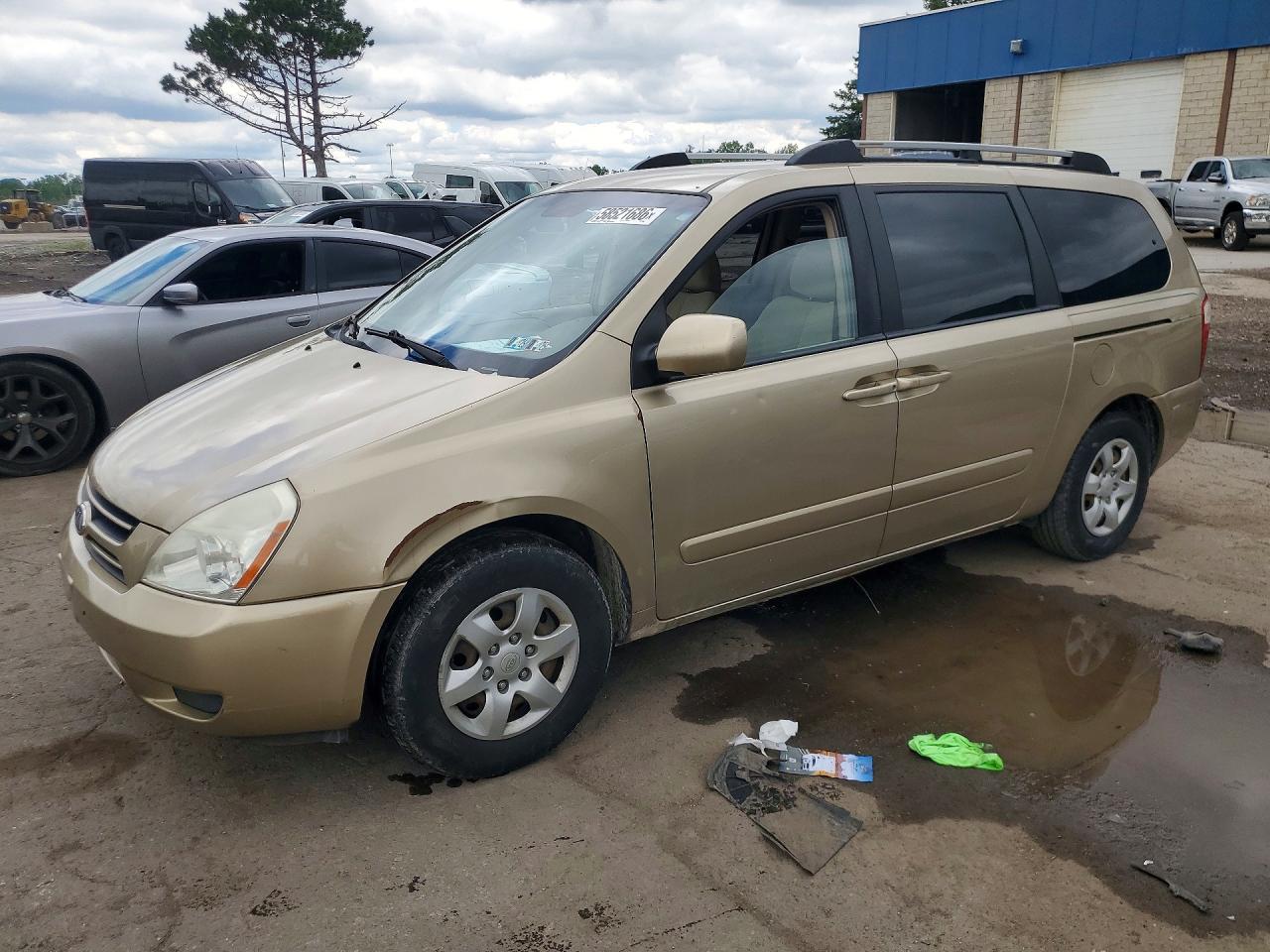 2006 Kia Sedona Lx Gold vin: KNDMB233X66056966