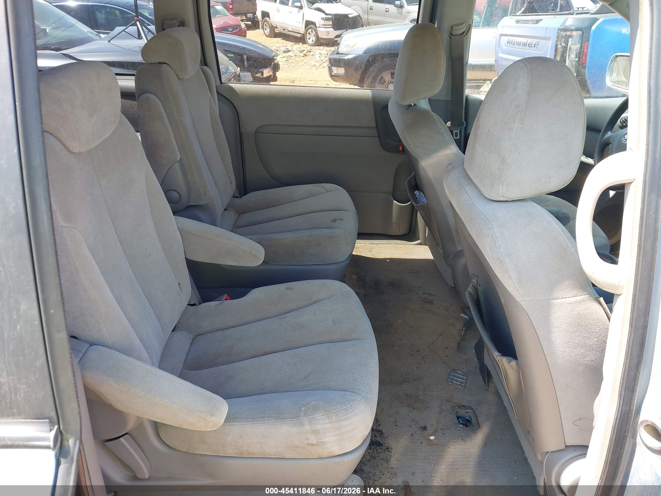 2006 Kia Sedona Ex/lx Light Blue vin: KNDMB233X66065652