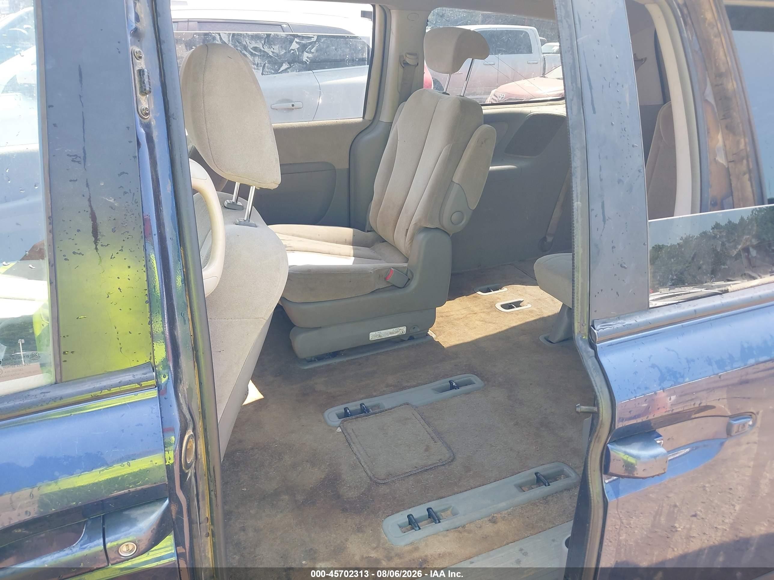 2006 Kia Sedona Ex/lx Blue vin: KNDMB233X66080667