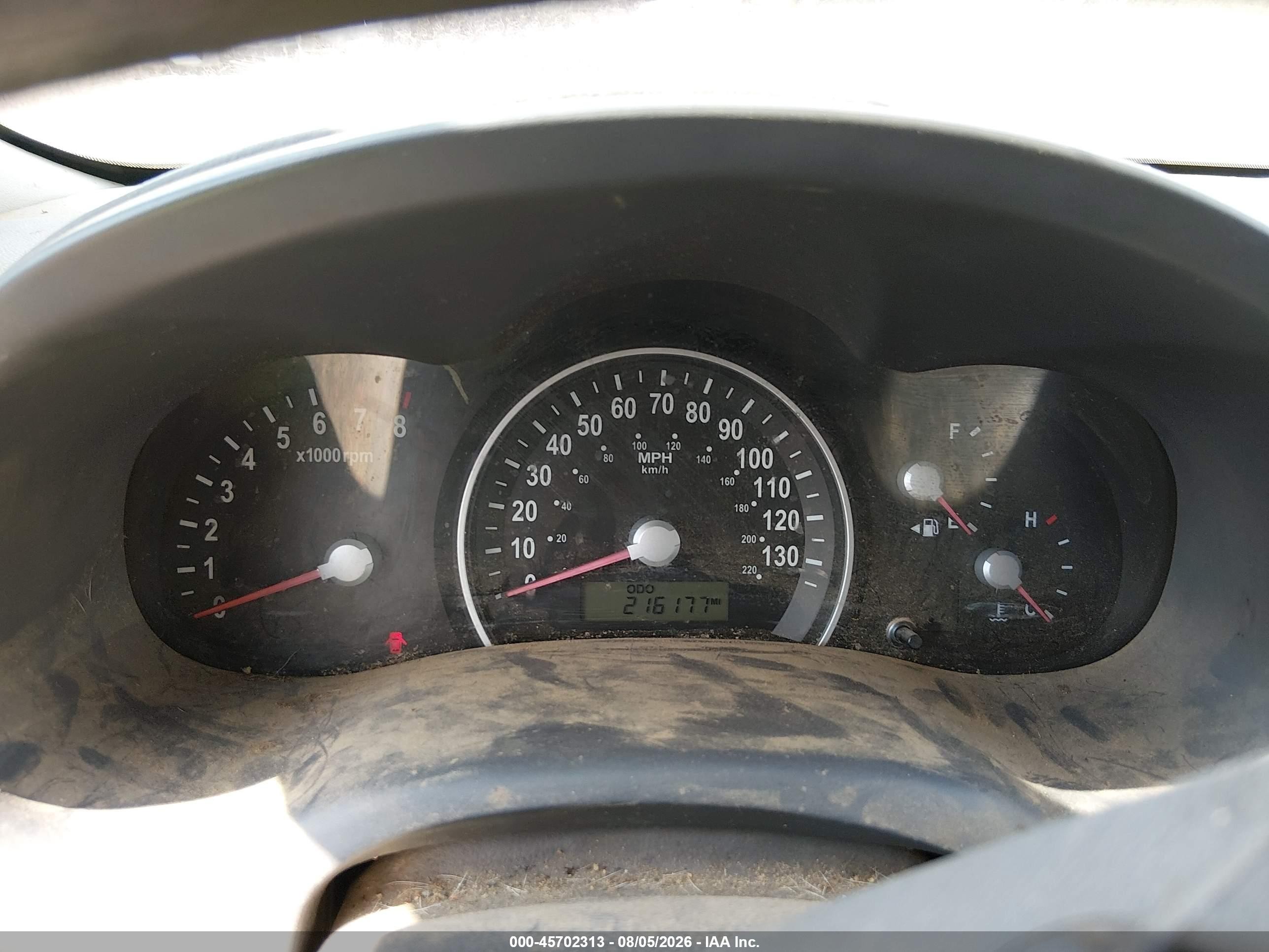 2006 Kia Sedona Ex/lx Blue vin: KNDMB233X66080667