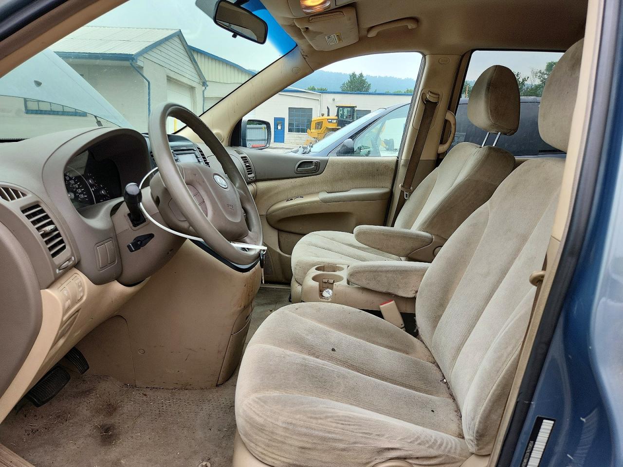 2007 Kia Sedona Base Blue vin: KNDMB233X76110834