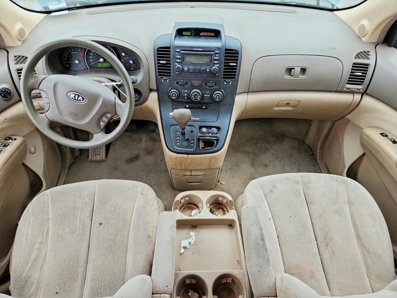 2007 Kia Sedona Base Blue vin: KNDMB233X76110834