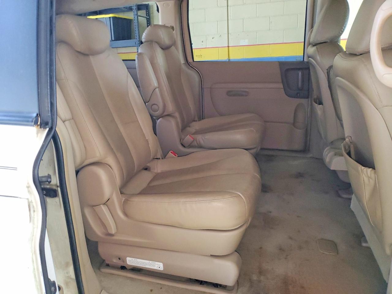 2007 Kia Sedona Base White vin: KNDMB233X76122787