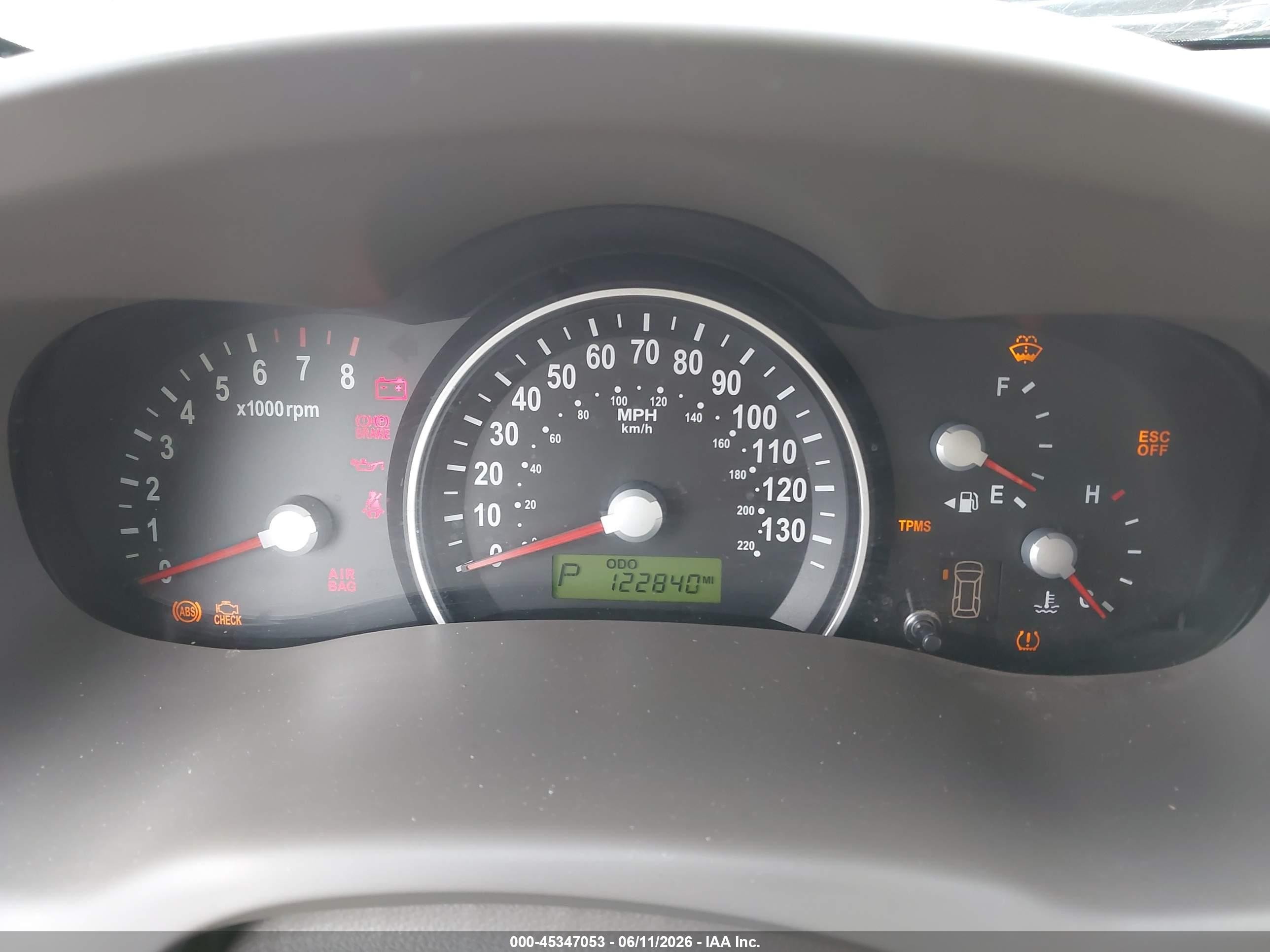 2007 Kia Sedona Lx Red vin: KNDMB233X76162822