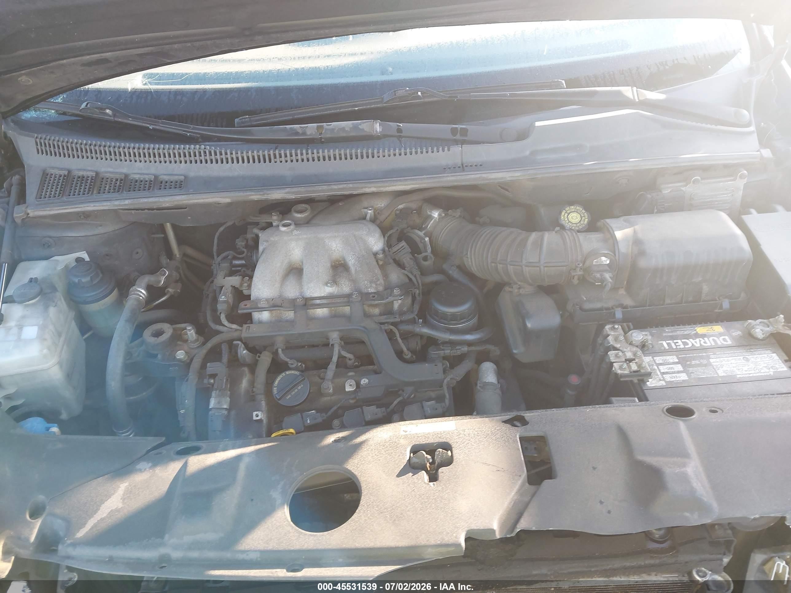 2007 Kia Sedona Ex Черный vin: KNDMB233X76179474