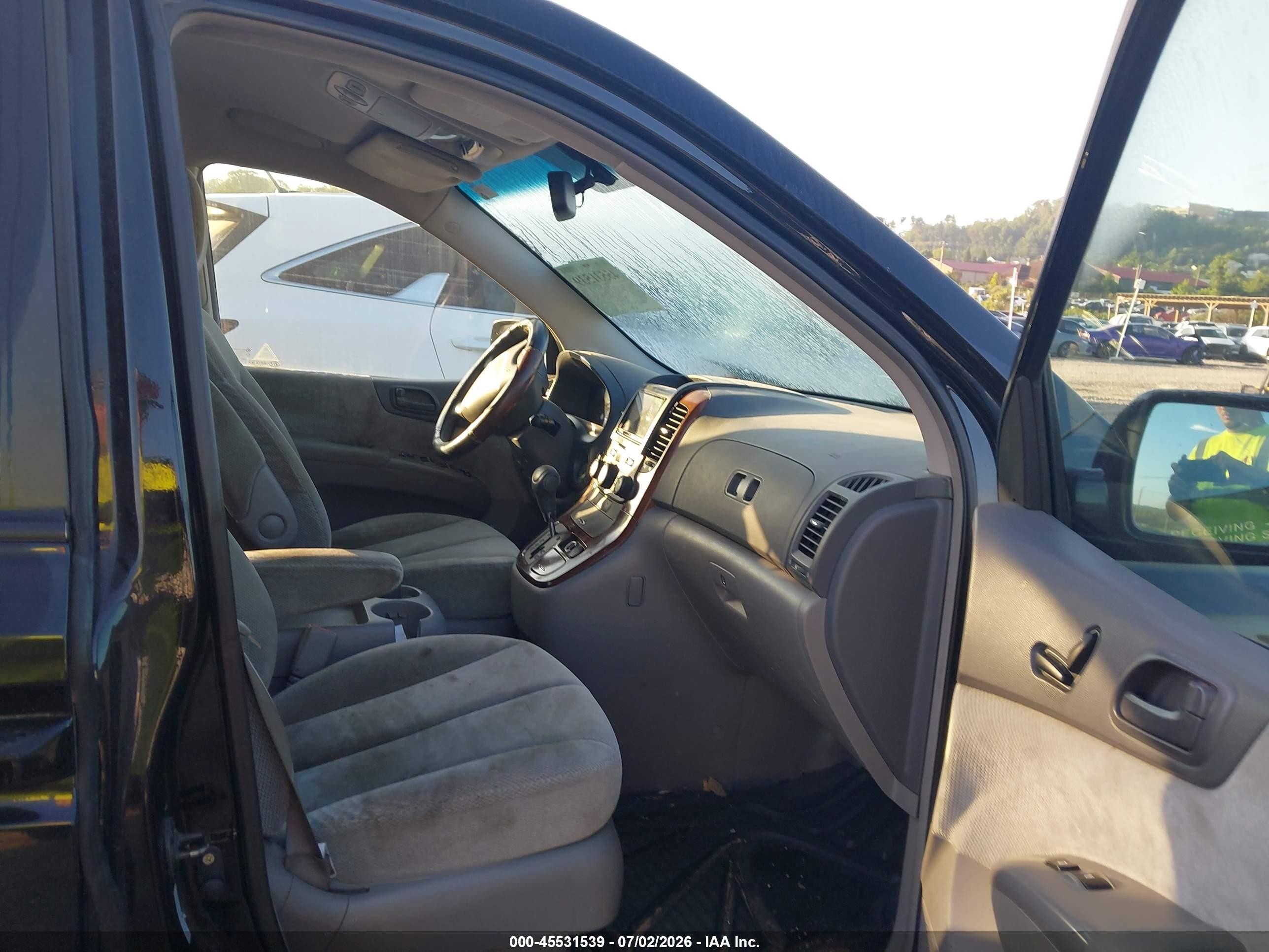 2007 Kia Sedona Ex Черный vin: KNDMB233X76179474