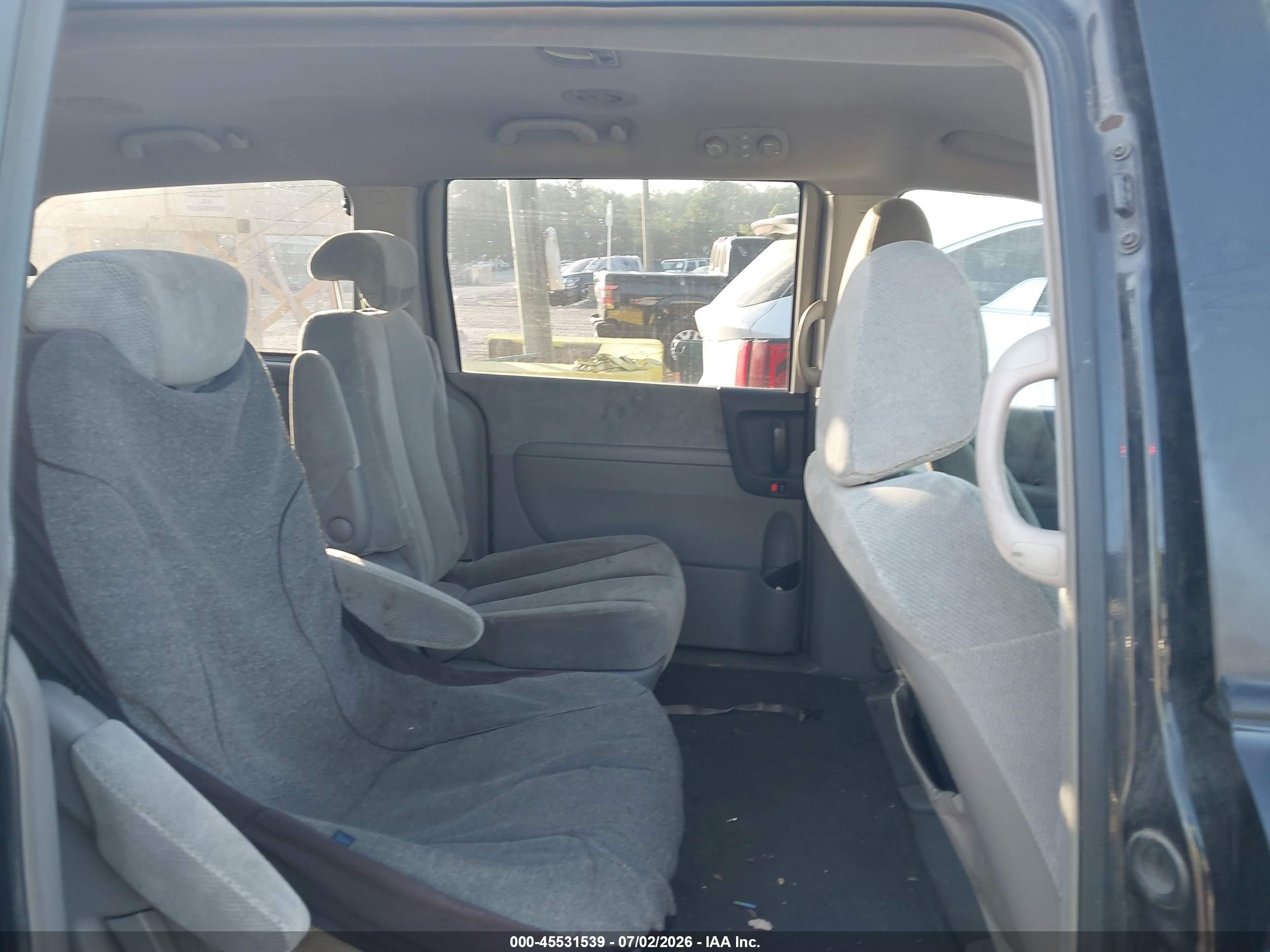 2007 Kia Sedona Ex Черный vin: KNDMB233X76179474