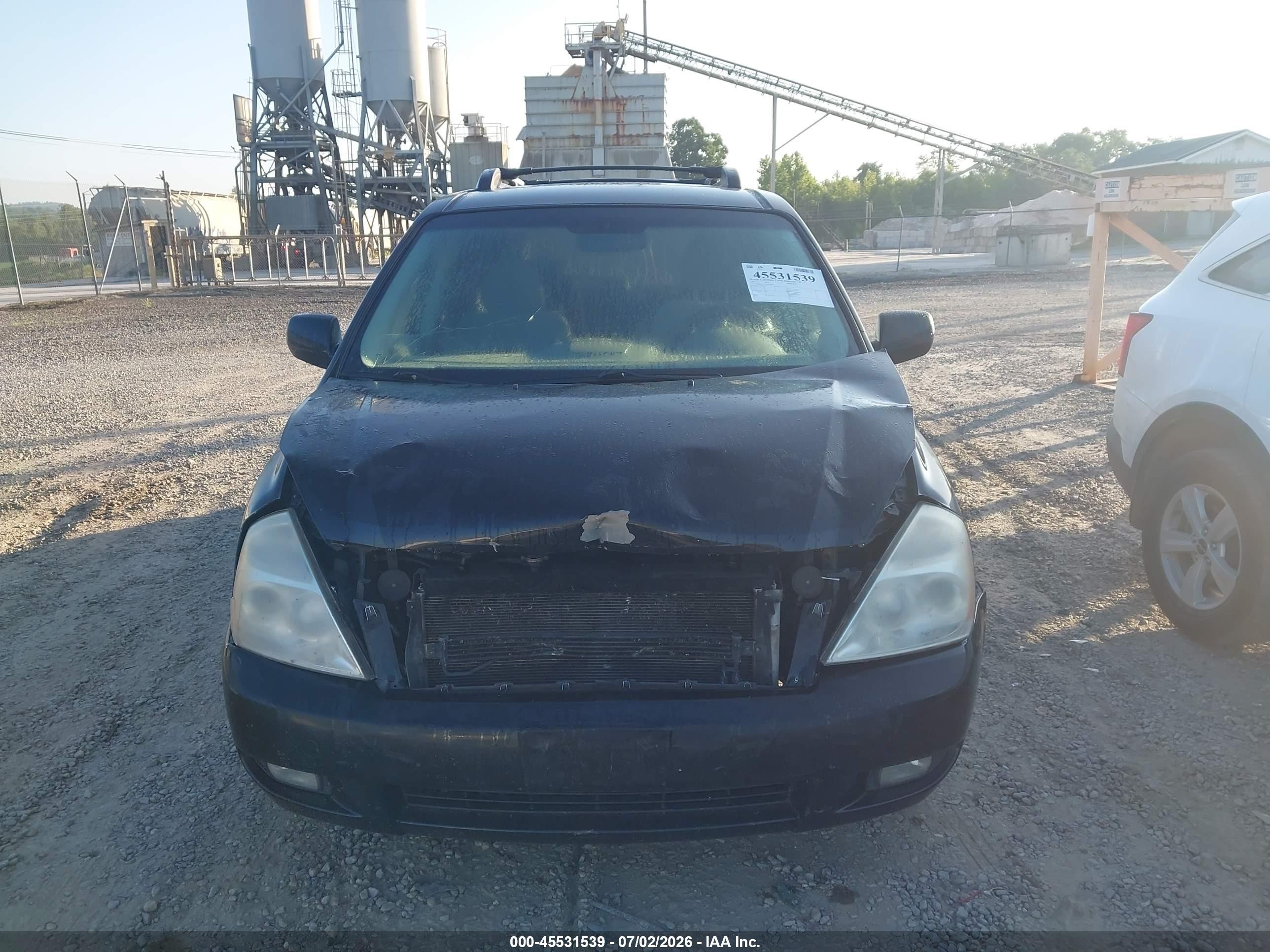 2007 Kia Sedona Ex Черный vin: KNDMB233X76179474