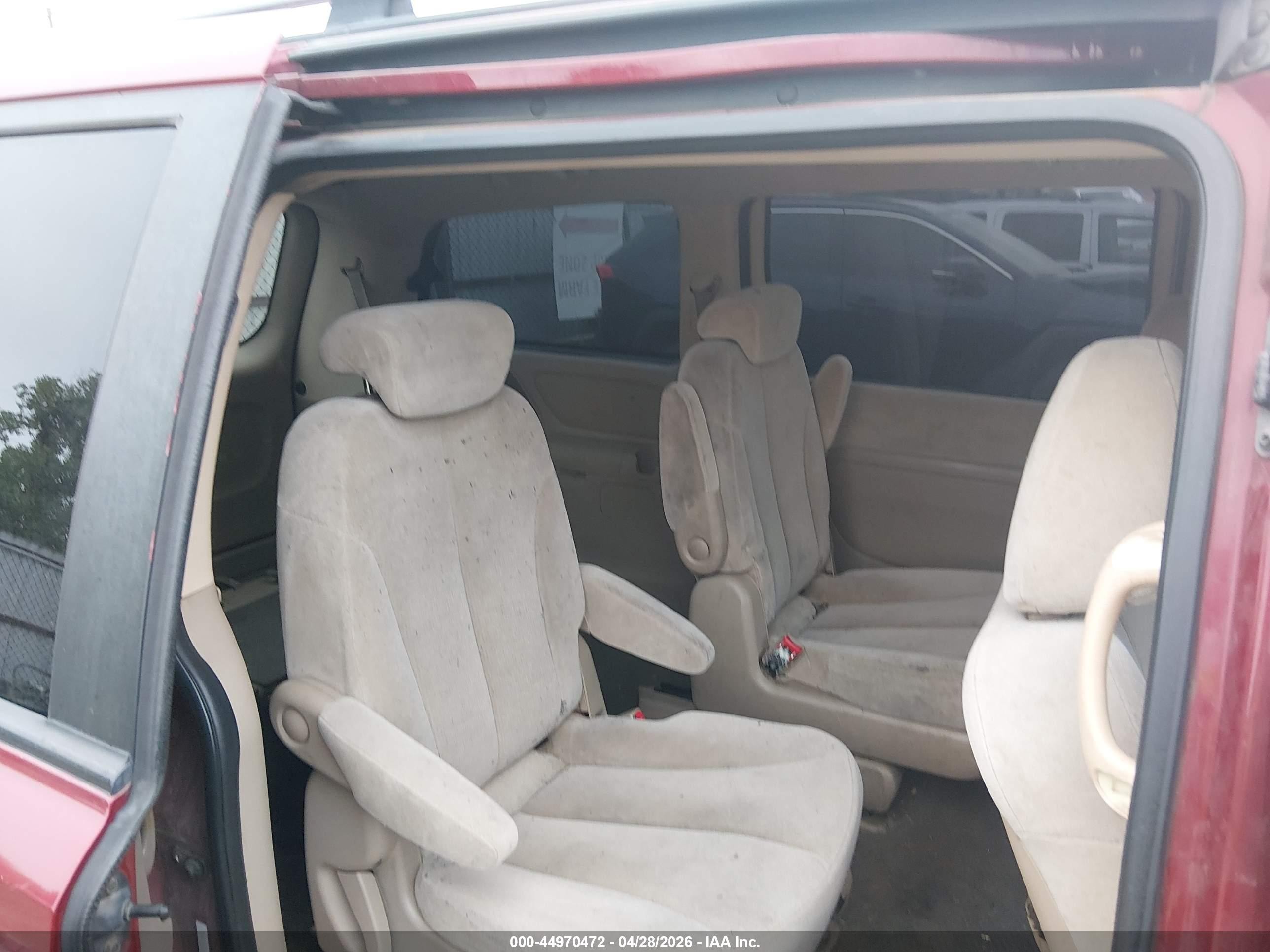 2008 Kia Sedona Lx Red vin: KNDMB233X86246124