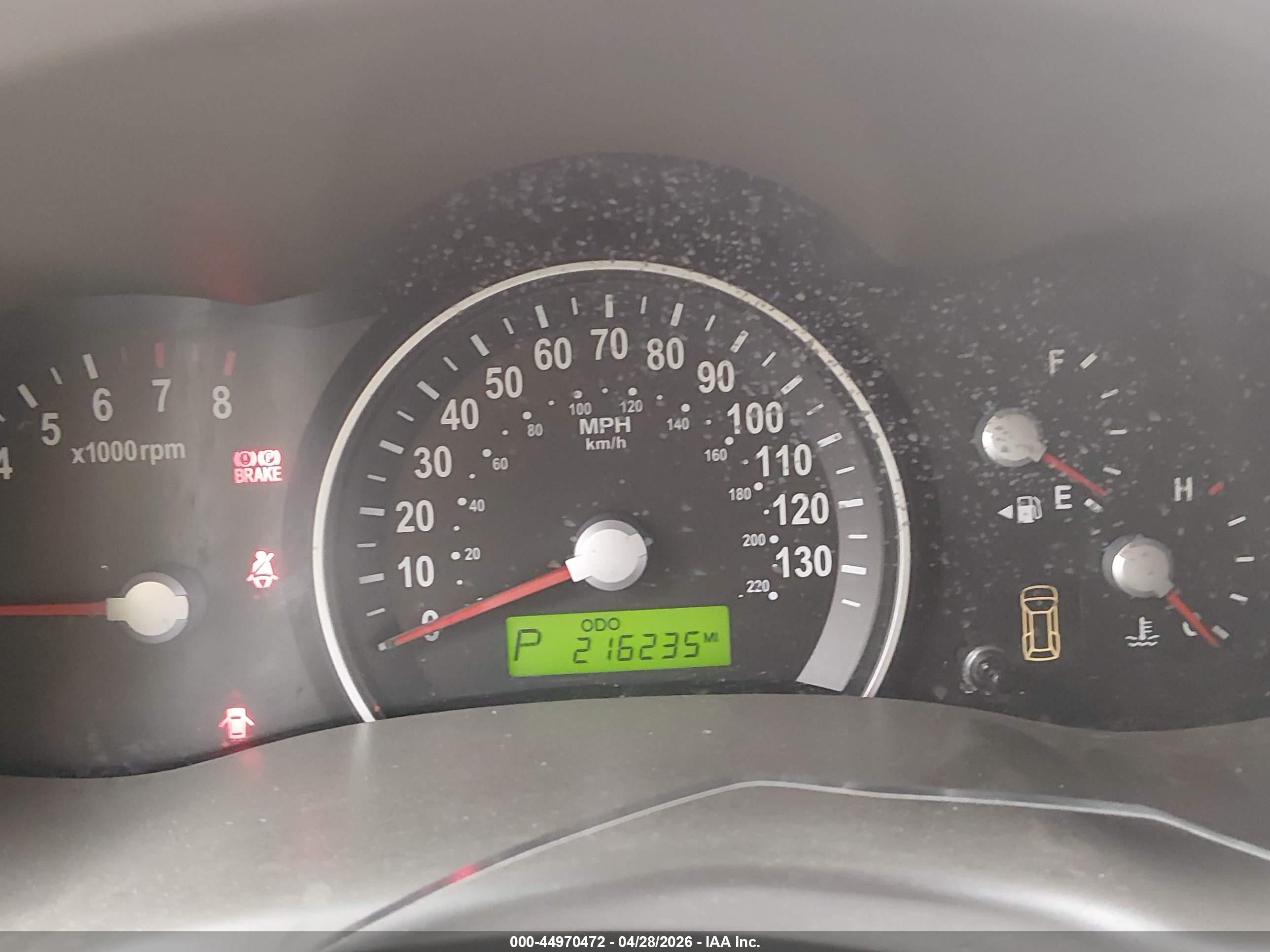 2008 Kia Sedona Lx Red vin: KNDMB233X86246124