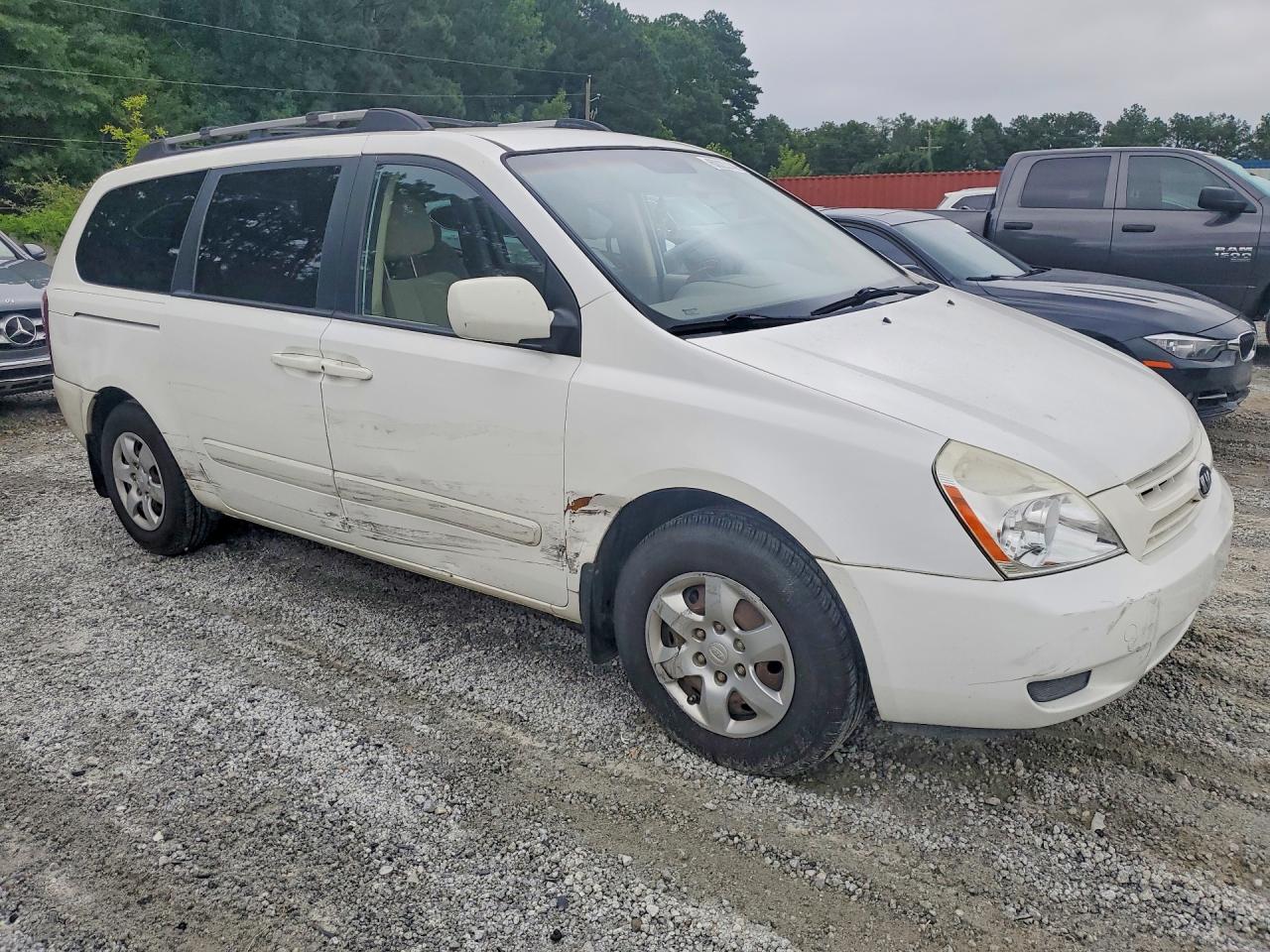2008 Kia Sedona Ex/lx Белый vin: KNDMB233X86256328