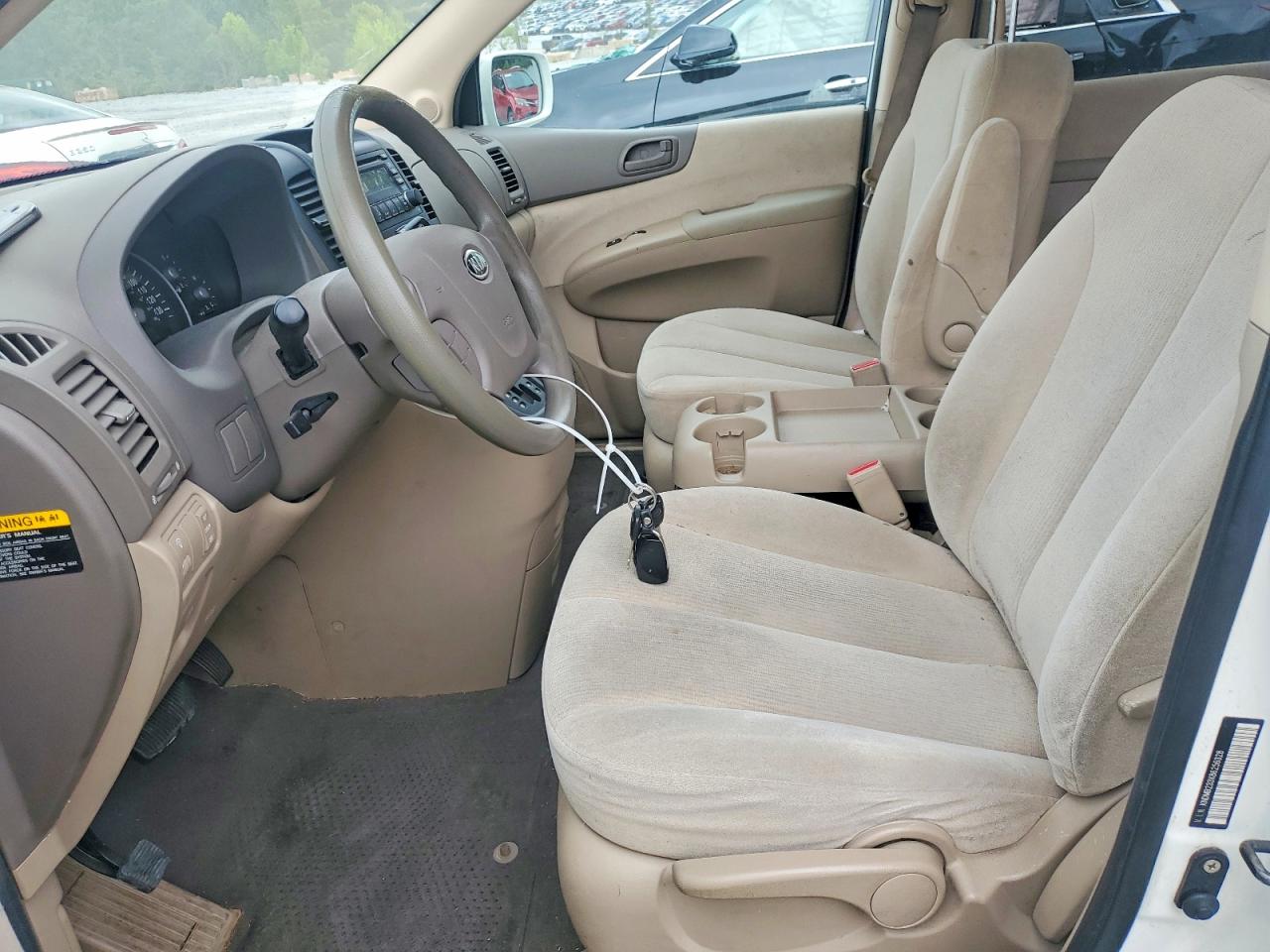 2008 Kia Sedona Ex/lx Белый vin: KNDMB233X86256328