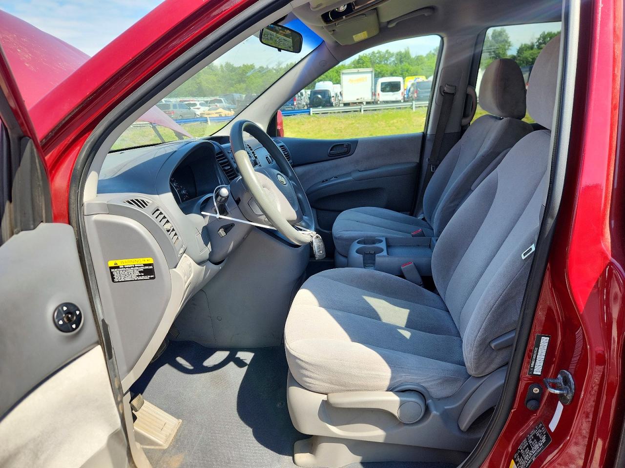 2008 Kia Sedona Lx Maroon vin: KNDMB233X86266311