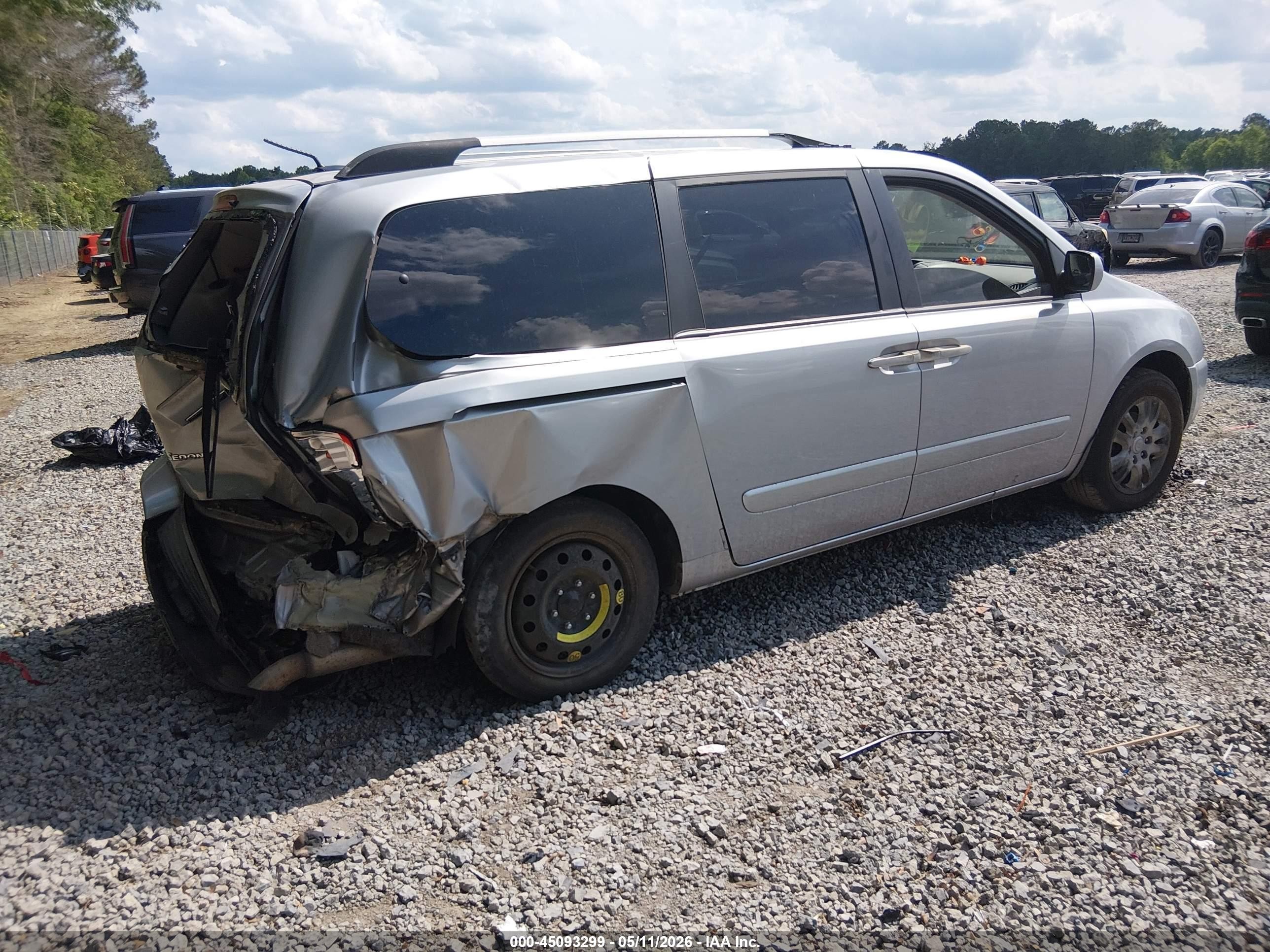 2009 Kia Sedona Ex Silver vin: KNDMB233X96309336