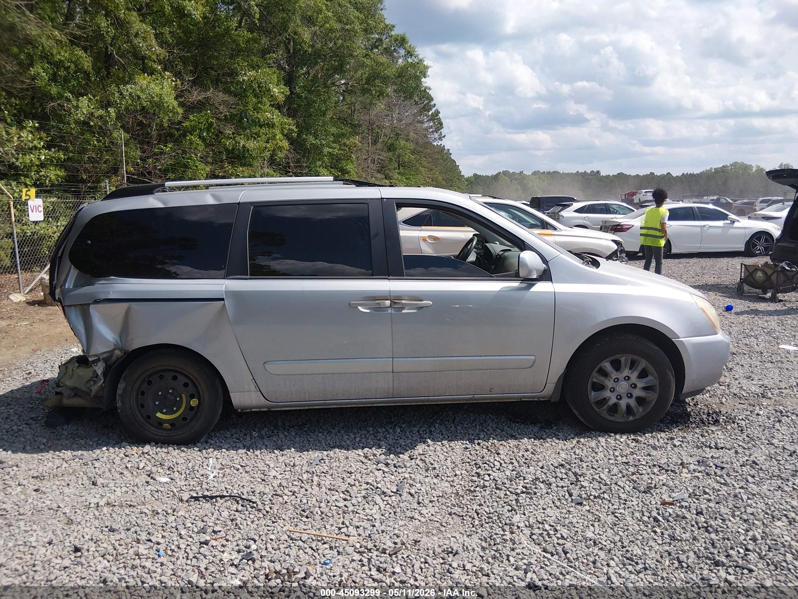 2009 Kia Sedona Ex Silver vin: KNDMB233X96309336