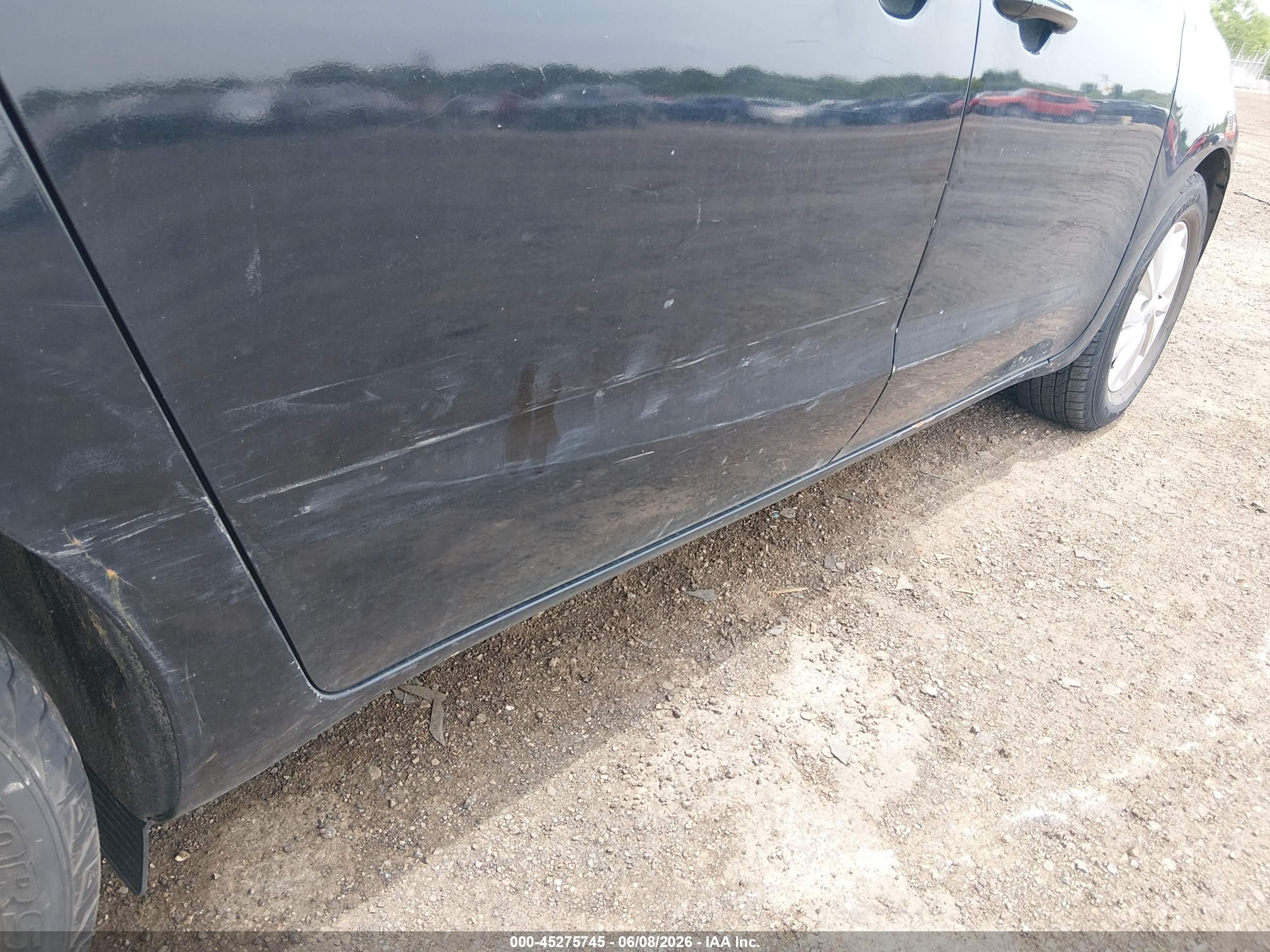 2015 Kia Sedona Lx Black vin: KNDMB5C10F6024088