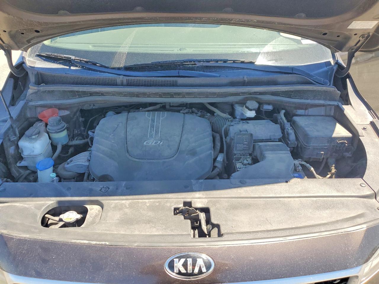 2015 Kia Sedona Lx Brown vin: KNDMB5C10F6033681