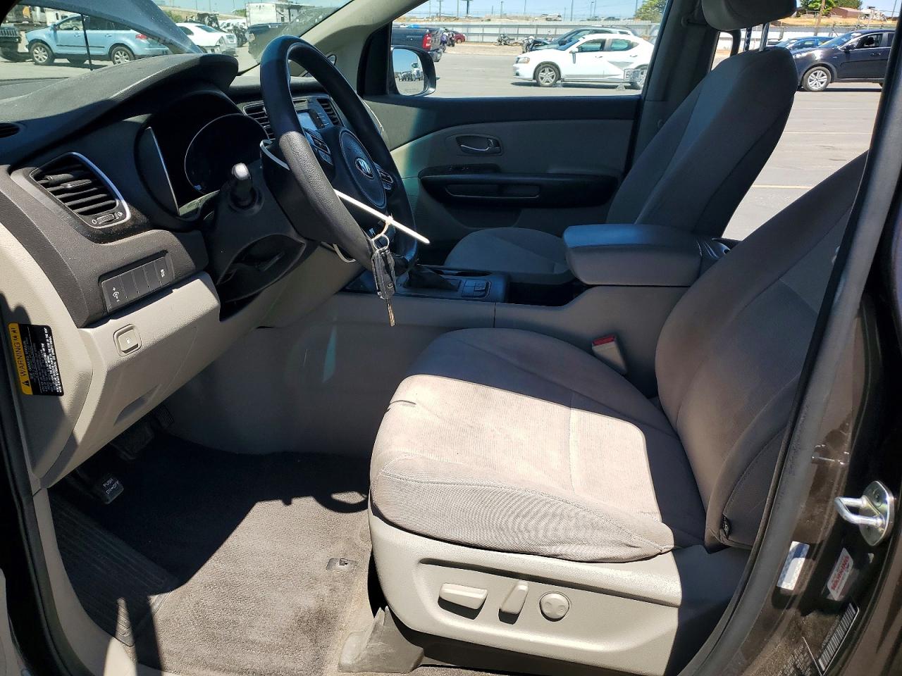 2015 Kia Sedona Lx Brown vin: KNDMB5C10F6033681