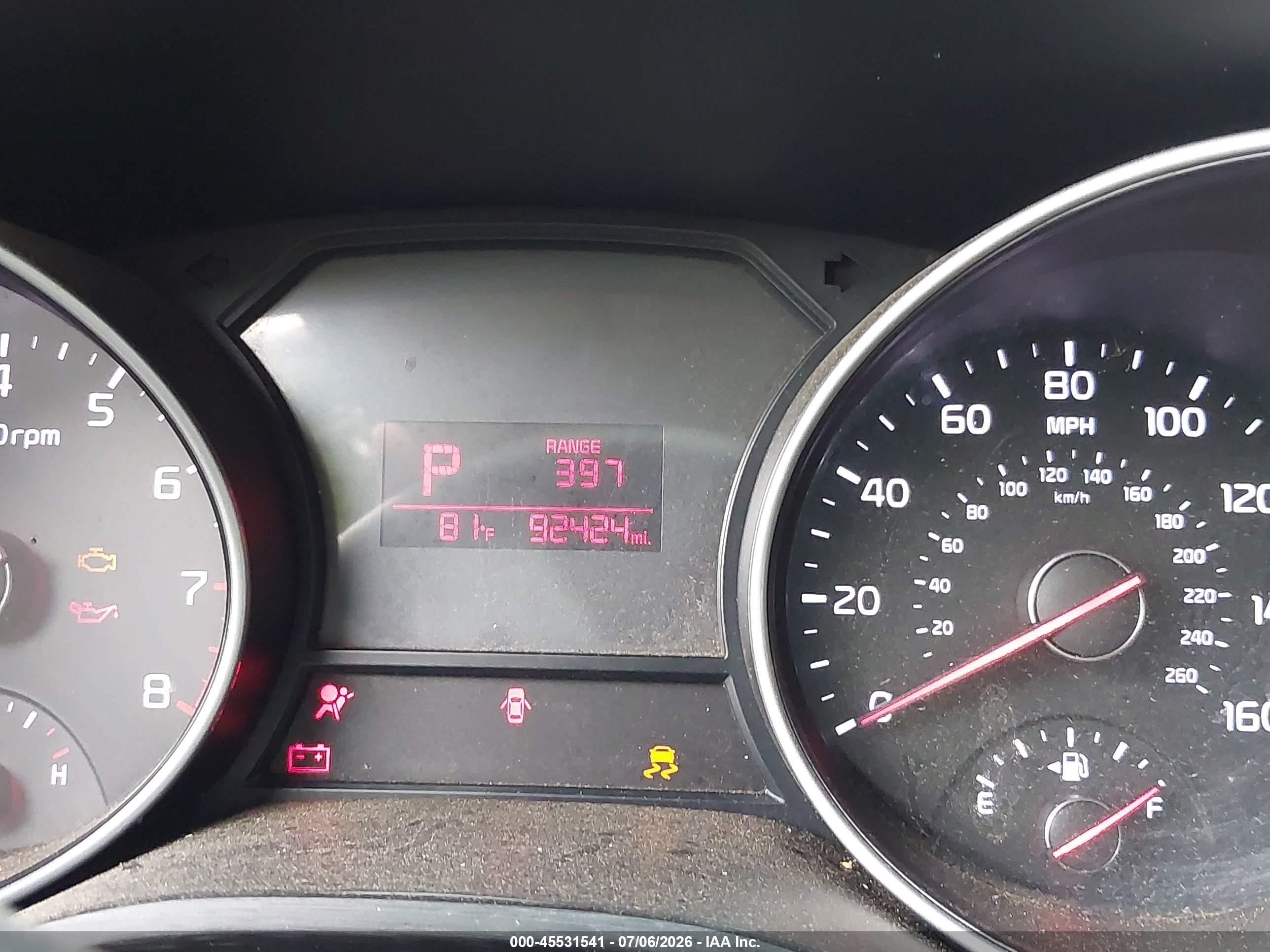 2015 Kia Sedona Lx Gray vin: KNDMB5C10F6069290