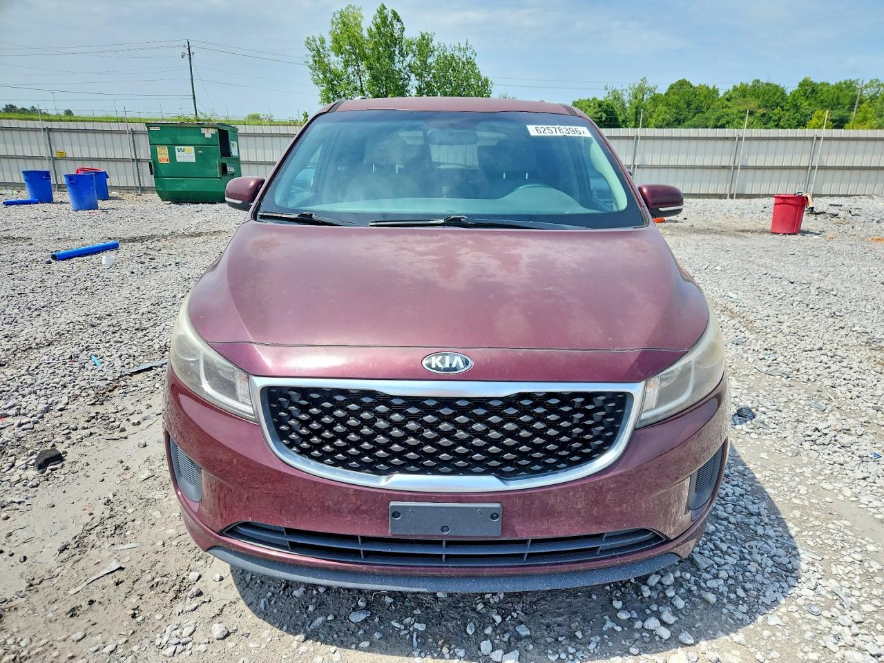 2015 Kia Sedona Lx Purple vin: KNDMB5C10F6072805