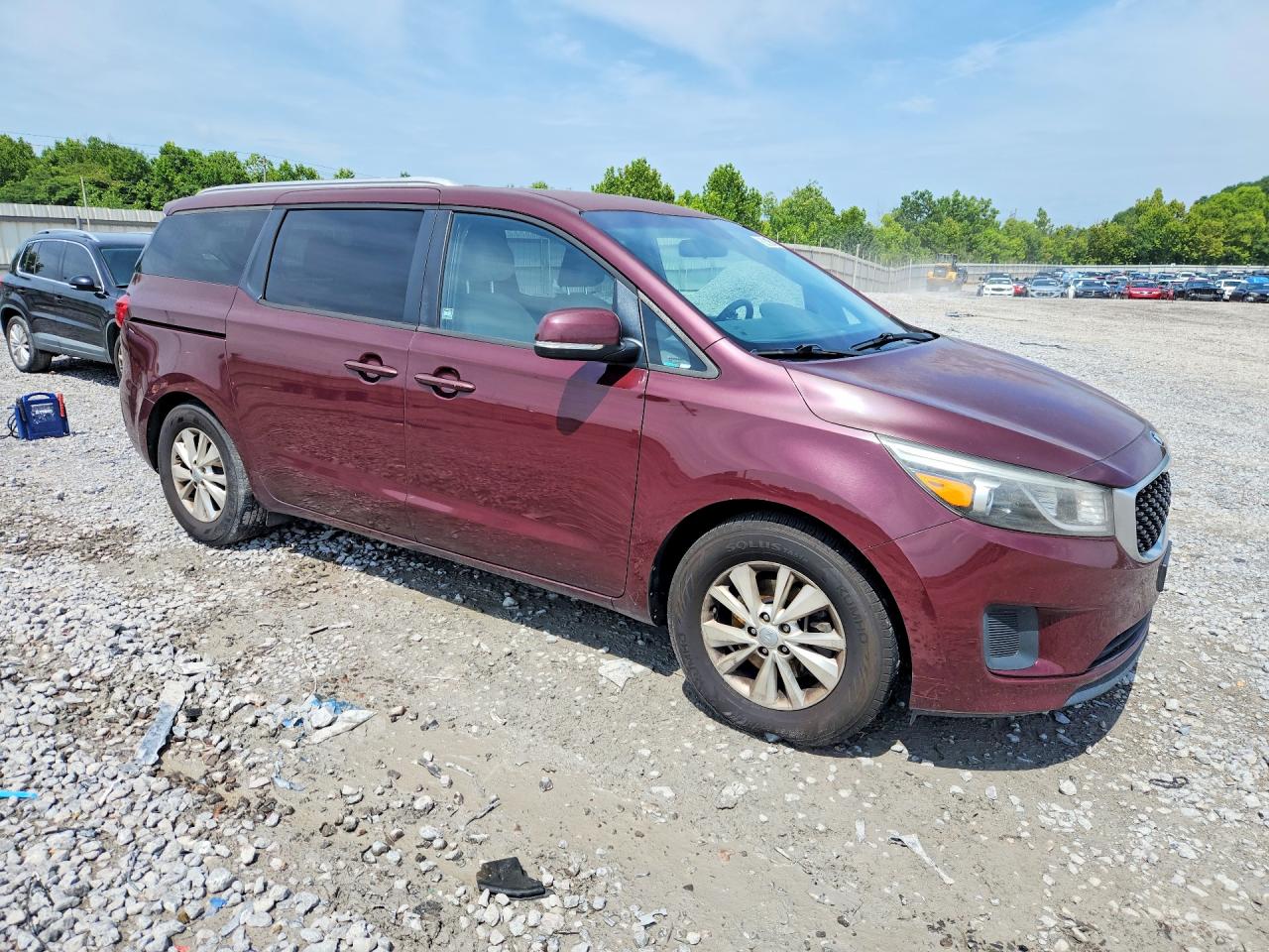 2015 Kia Sedona Lx Purple vin: KNDMB5C10F6072805
