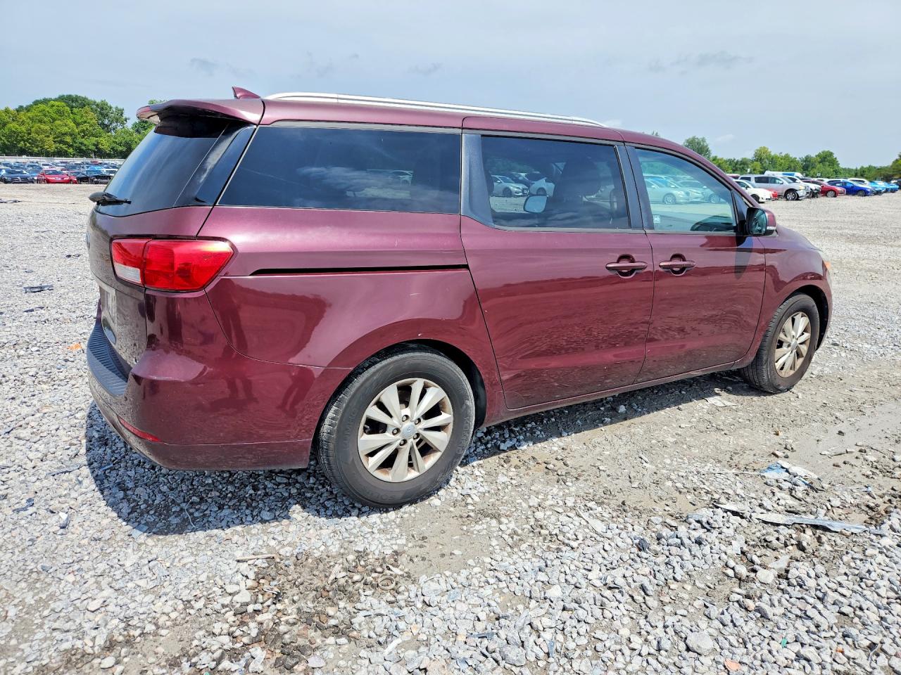 2015 Kia Sedona Lx Purple vin: KNDMB5C10F6072805