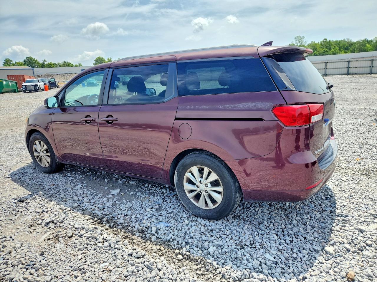2015 Kia Sedona Lx Purple vin: KNDMB5C10F6072805