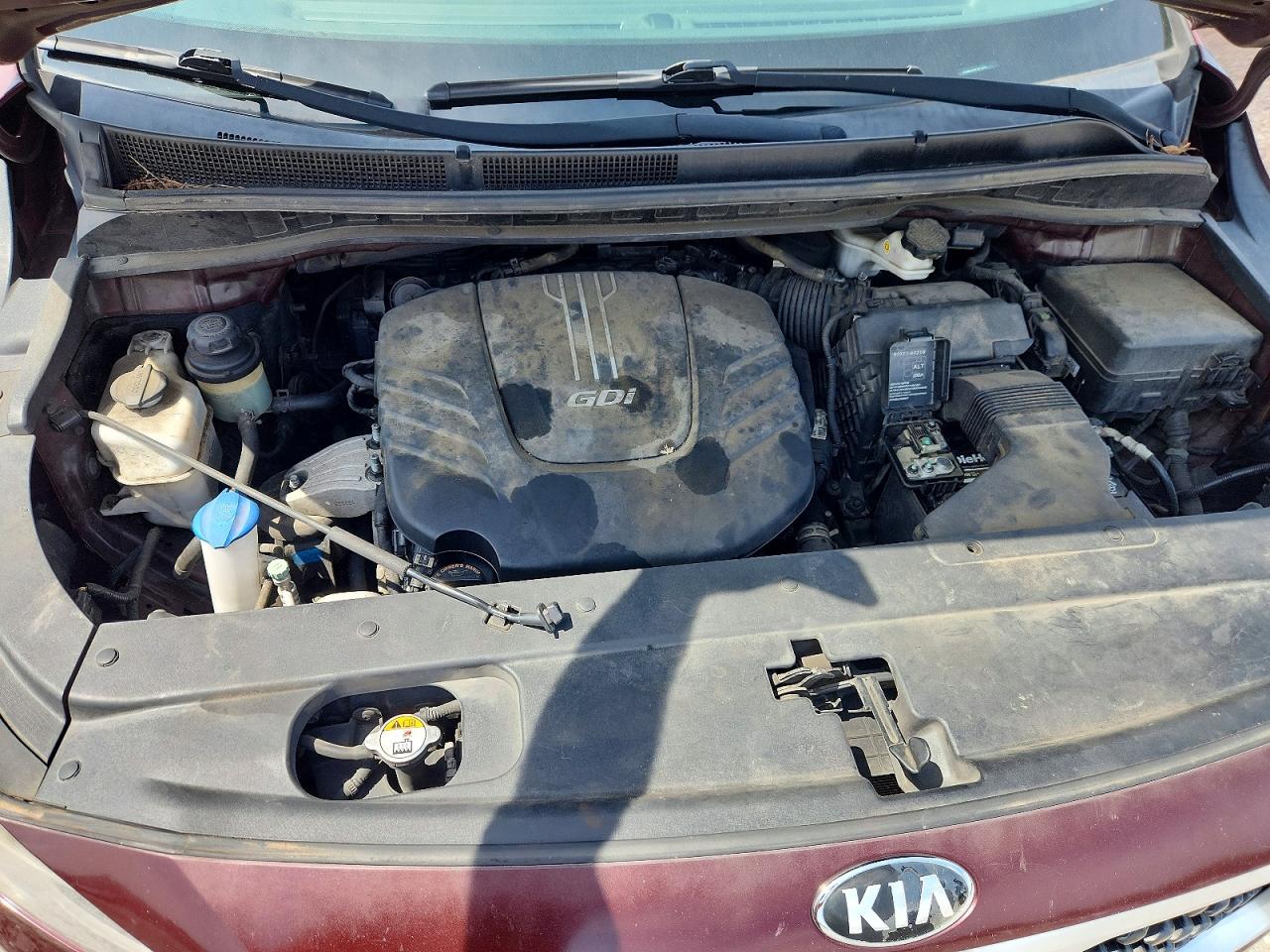 2015 Kia Sedona Lx Purple vin: KNDMB5C10F6072805