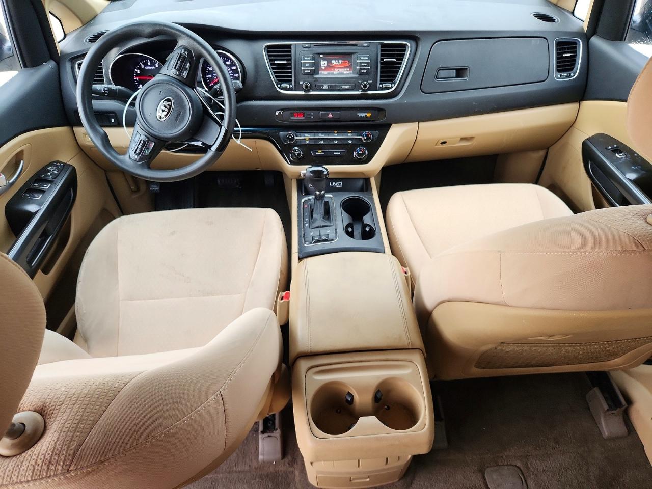 2016 Kia Sedona Lx Tan vin: KNDMB5C10G6098435