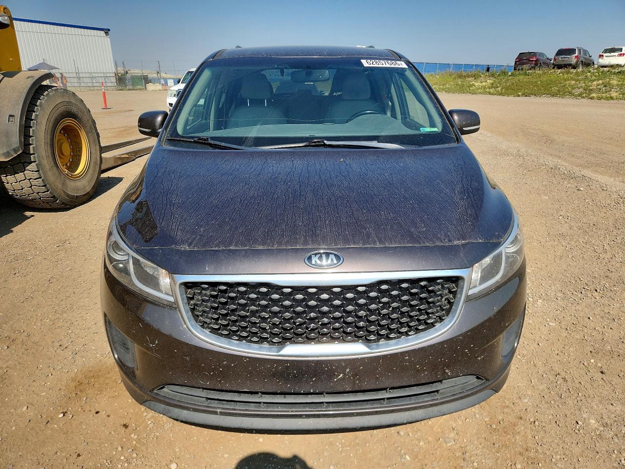 2015 Kia Sedona Lx Brown vin: KNDMB5C11F6015416