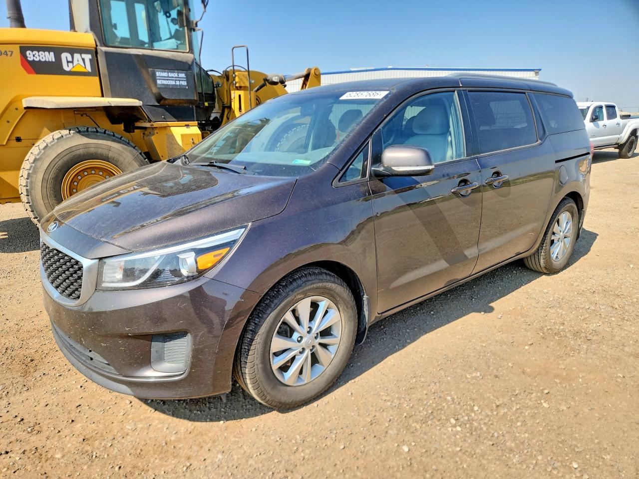 2015 Kia Sedona Lx Brown vin: KNDMB5C11F6015416