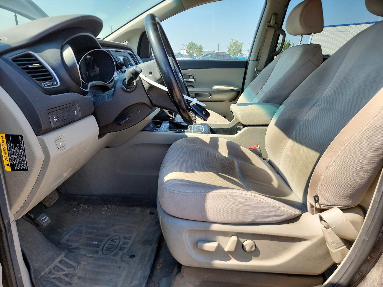 2015 Kia Sedona Lx Brown vin: KNDMB5C11F6015416