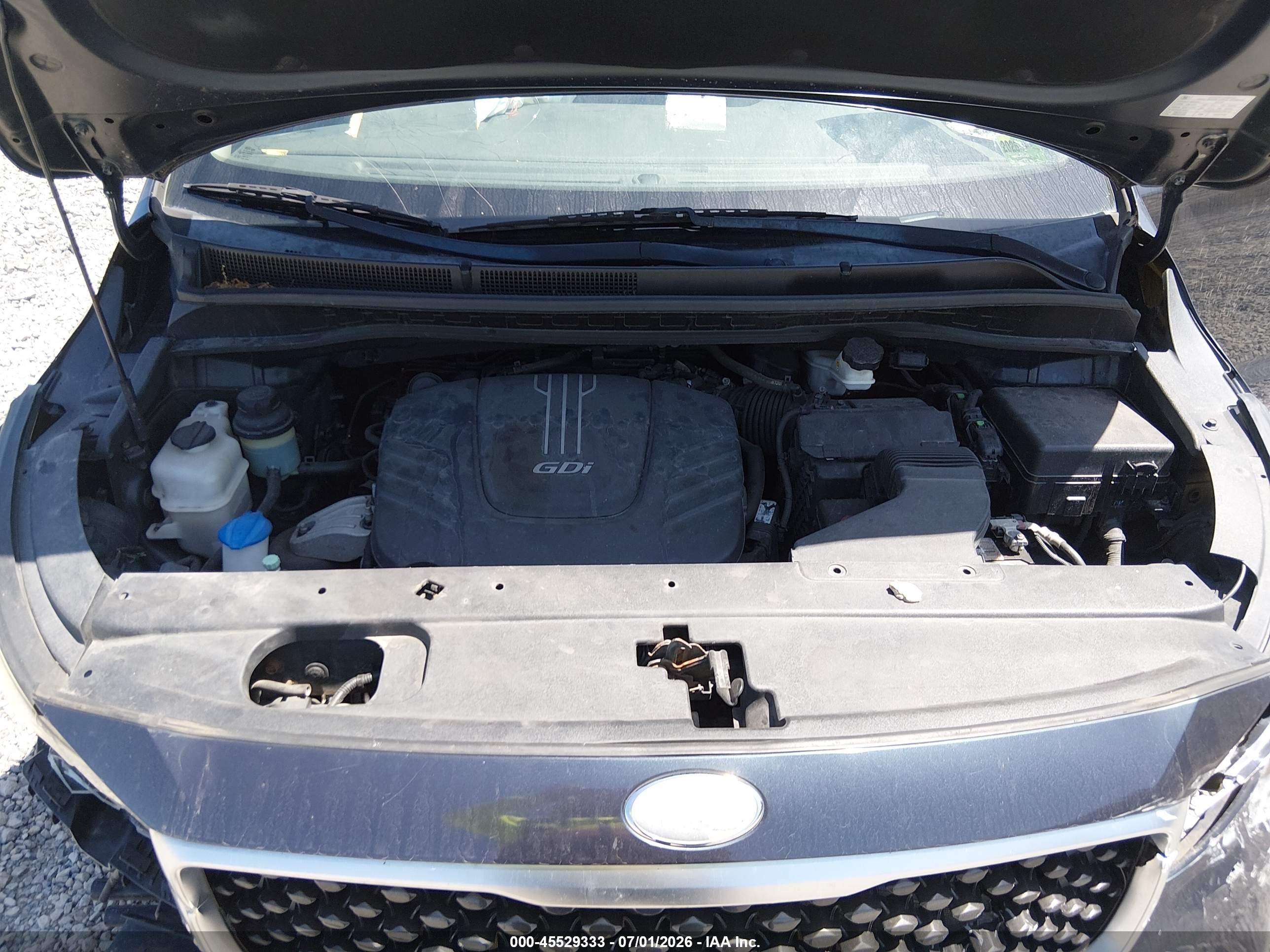 2015 Kia Sedona Lx Dark Blue vin: KNDMB5C11F6031597