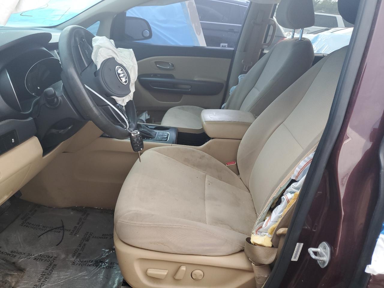 2015 Kia Sedona Lx Purple vin: KNDMB5C11F6032975