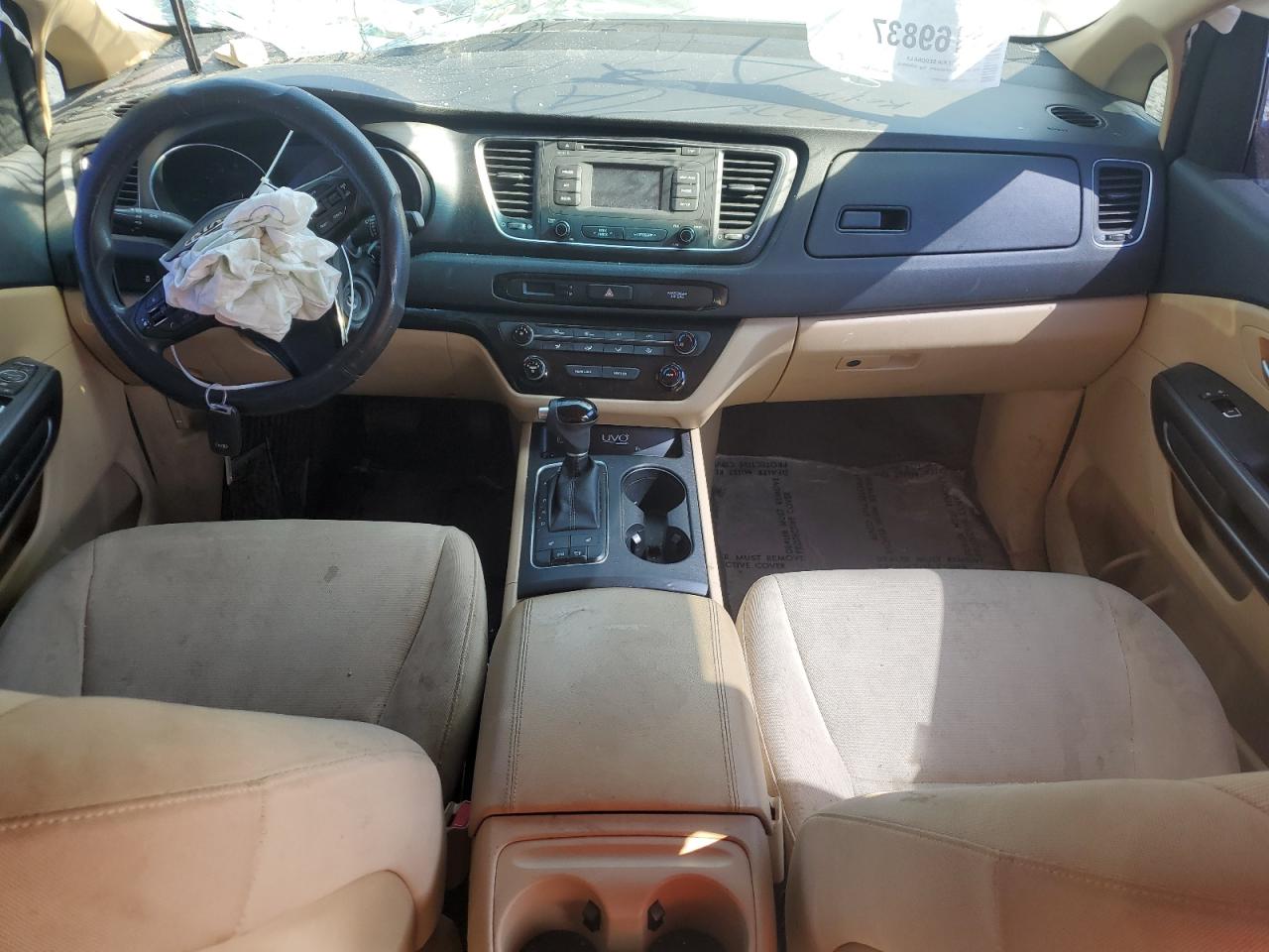 2015 Kia Sedona Lx Purple vin: KNDMB5C11F6032975