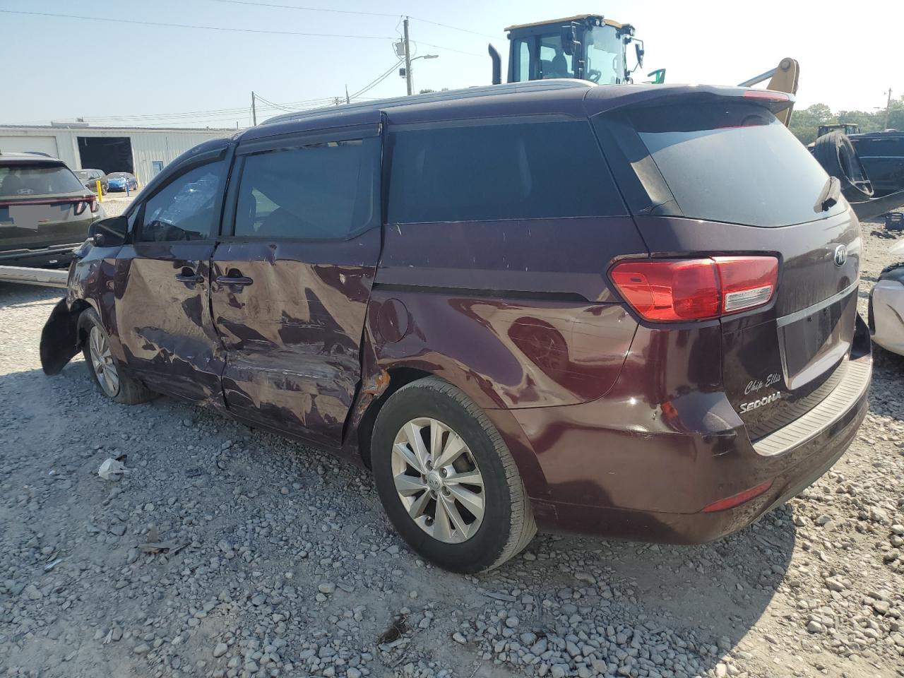 2015 Kia Sedona Lx Purple vin: KNDMB5C11F6032975