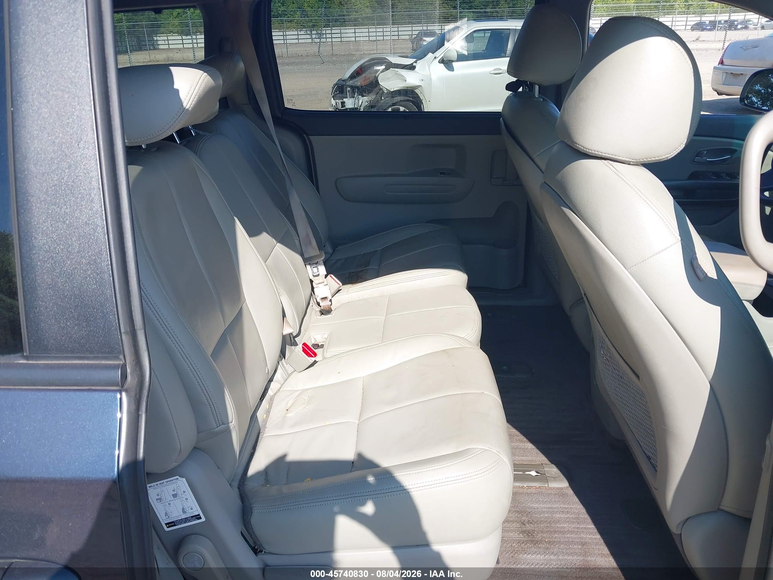 2015 Kia Sedona Lx Синий vin: KNDMB5C11F6075437